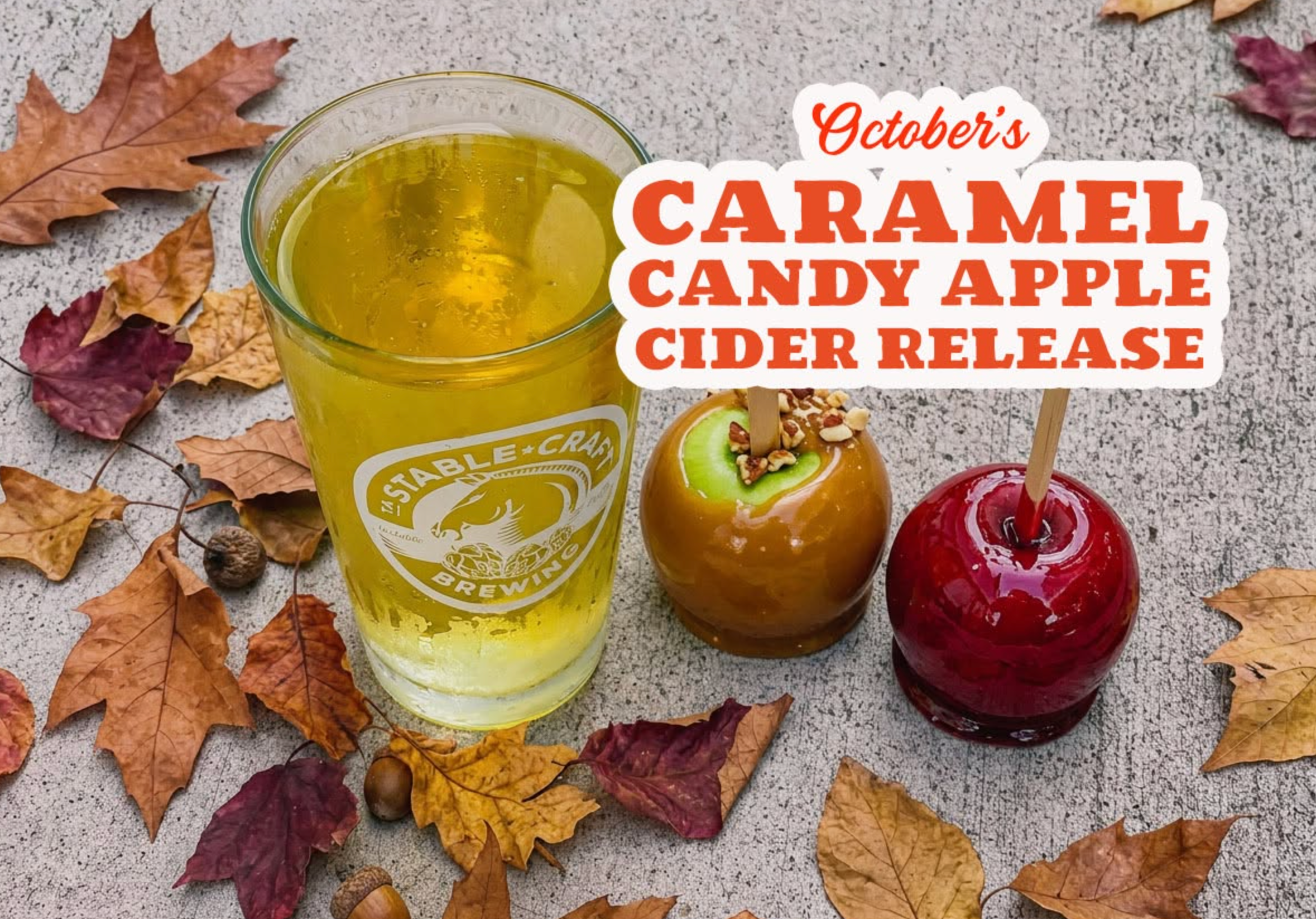 October Candy Apple Cider Release artwork