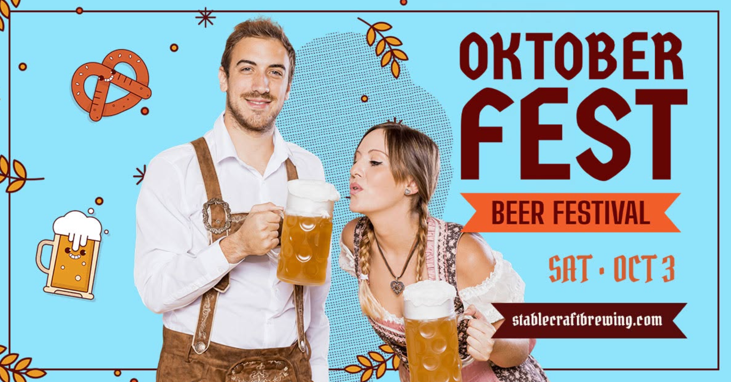 Oktoberfest beer festival artwork
