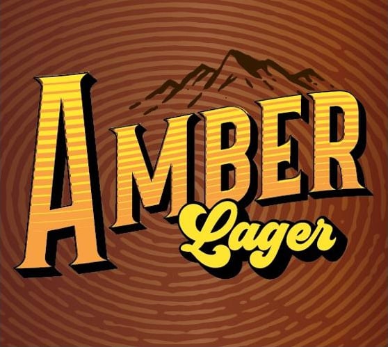 Amber Lager label artwork