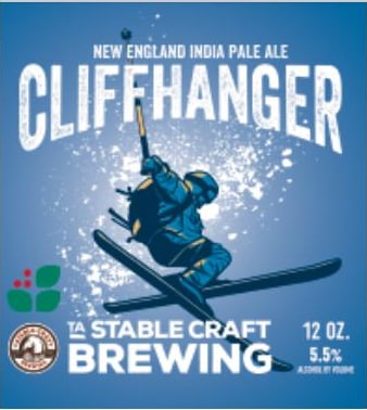 Cliffhanger NEIPA label artwork