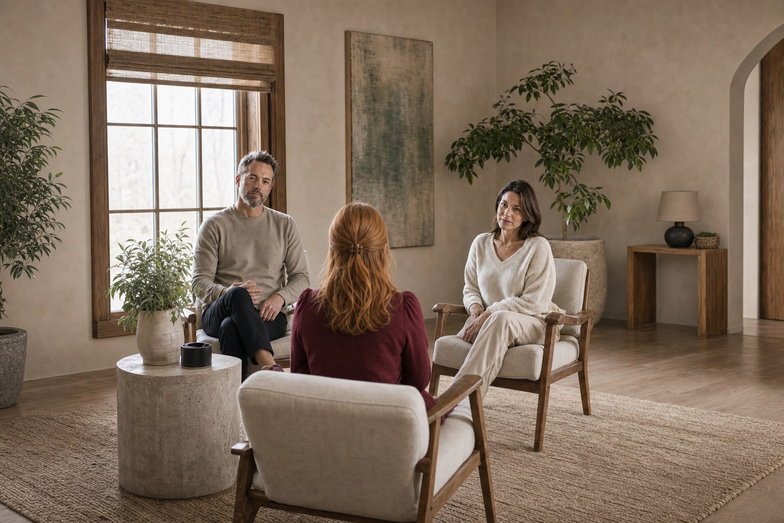 Calm consultation room