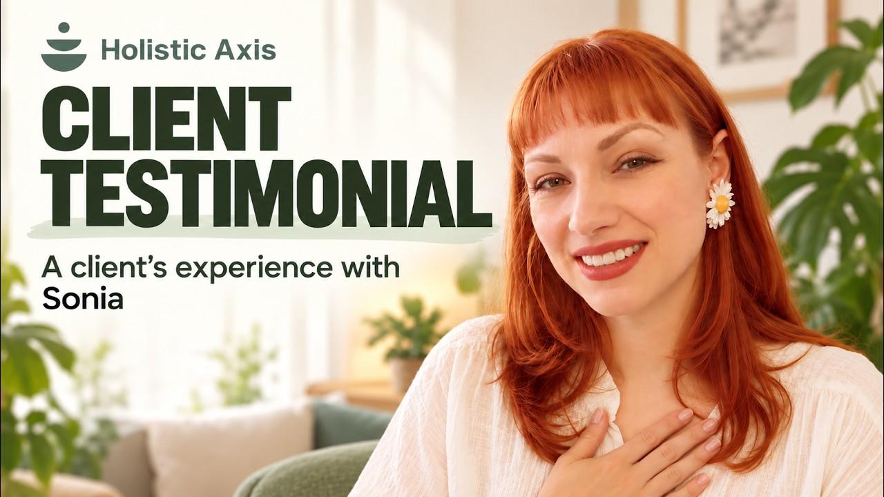Video preview of a client sharing the impact of working with Sonia