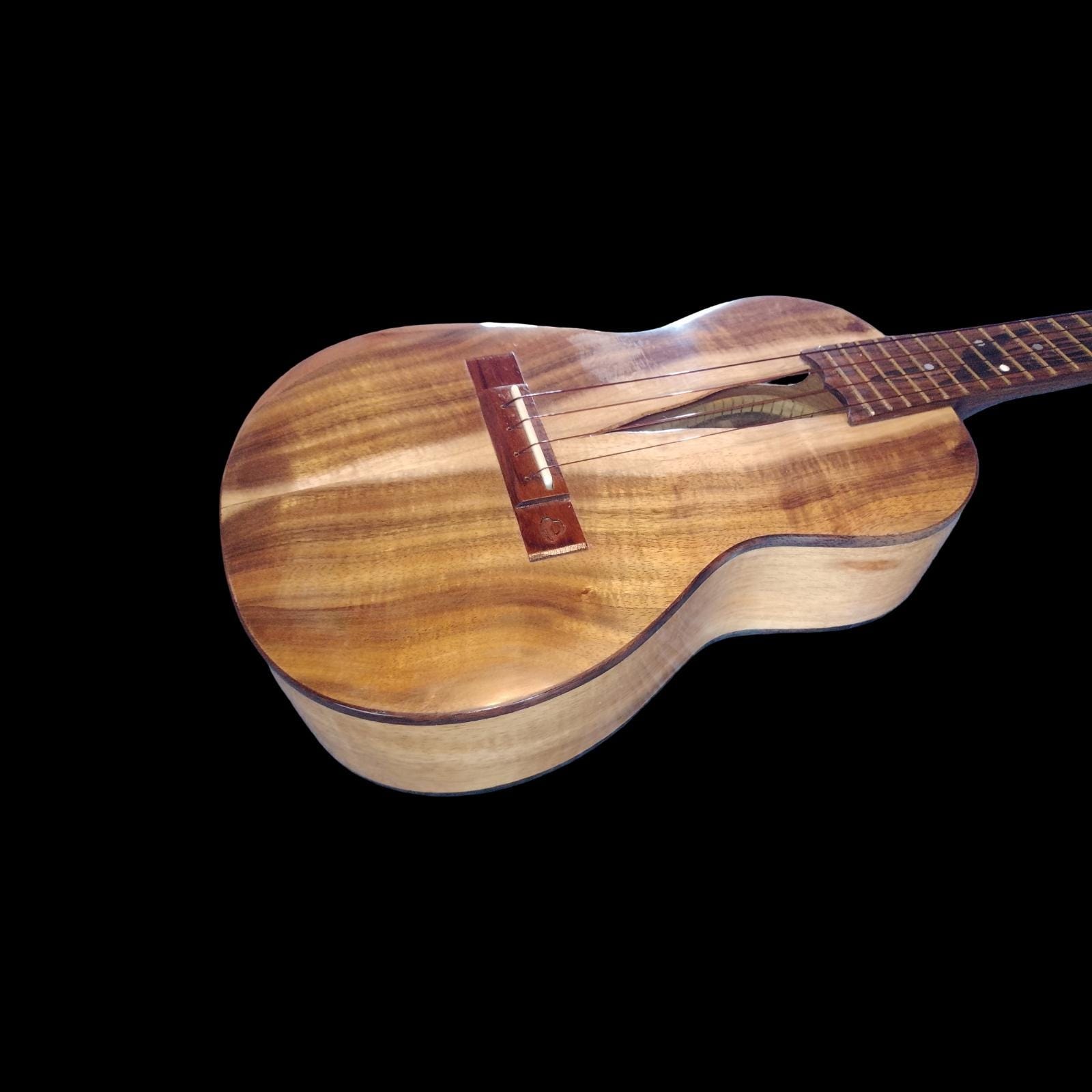 Live-edge koa tenor ukulele