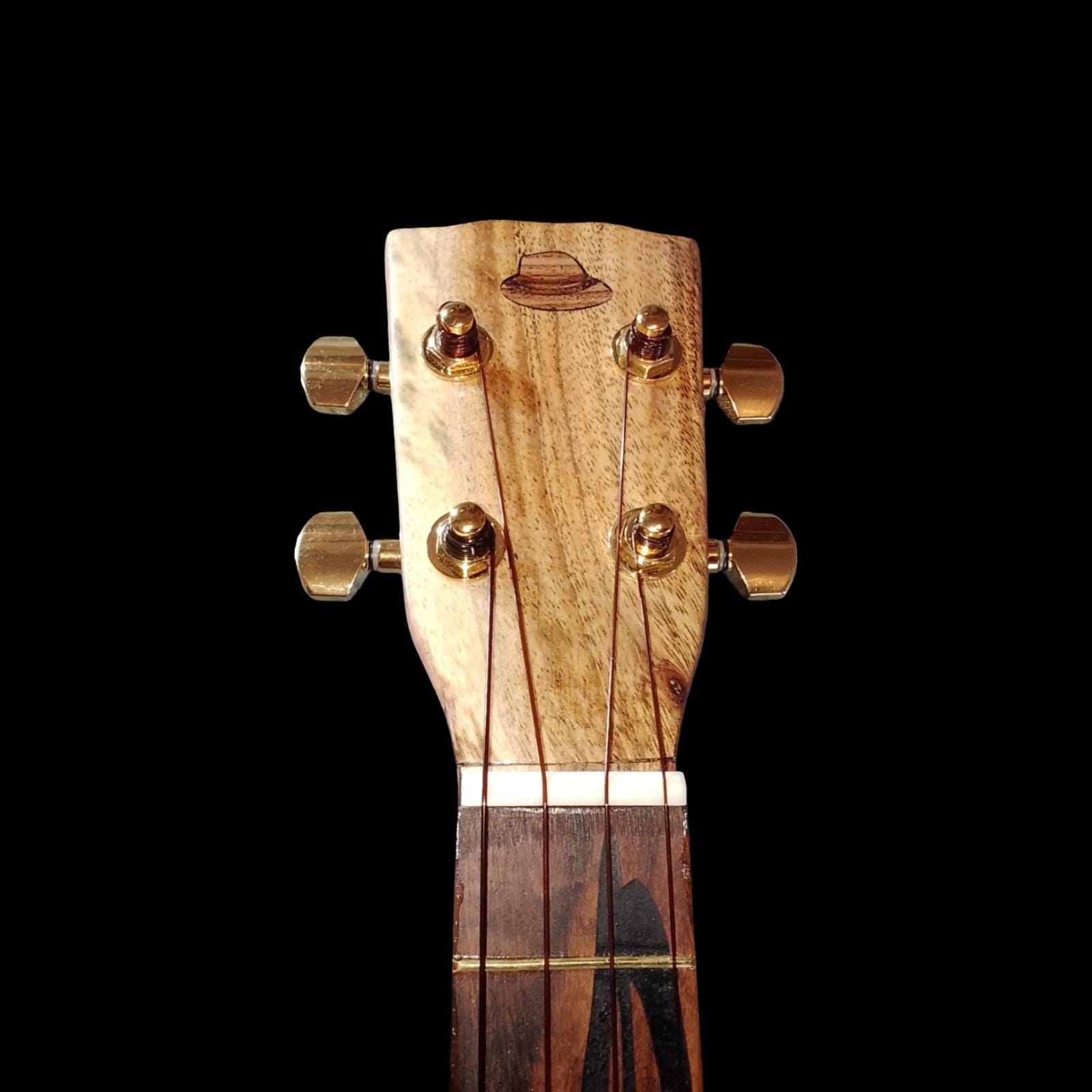 Live-edge koa tenor ukulele, view 10