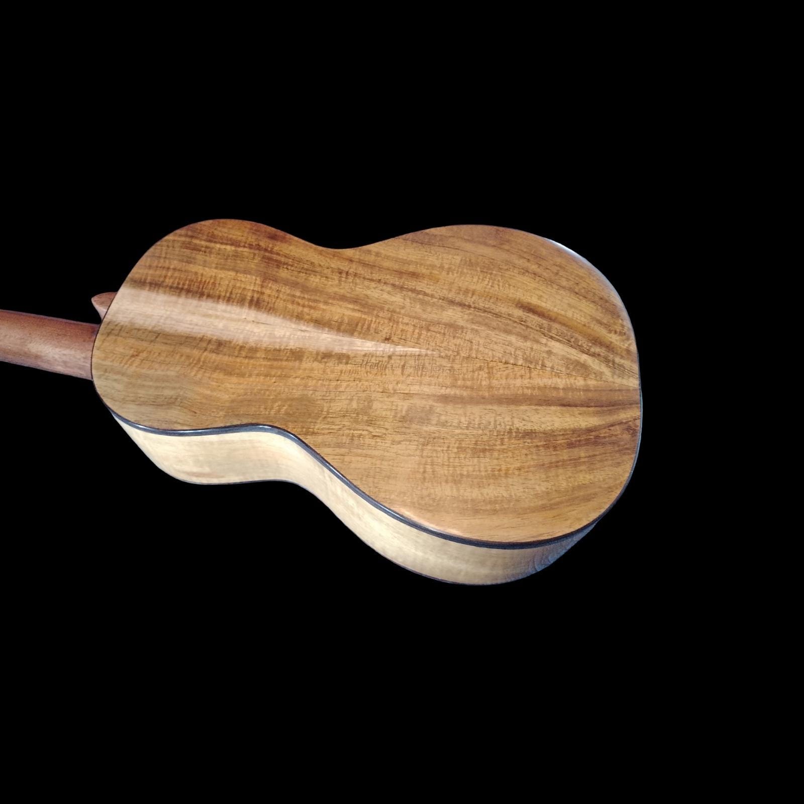 Live-edge koa tenor ukulele, view 7