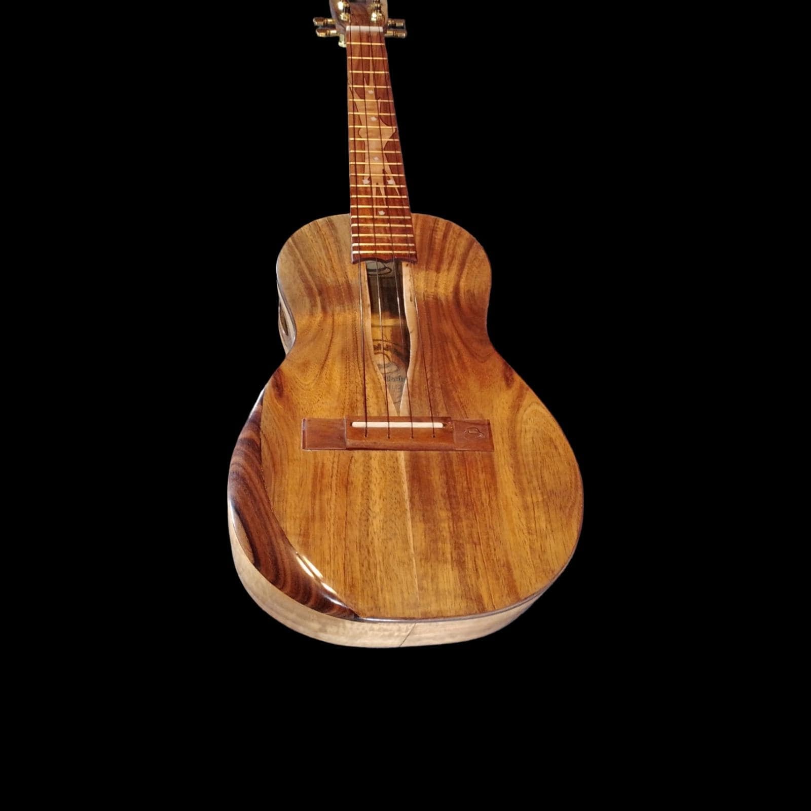 Live-edge koa tenor ukulele