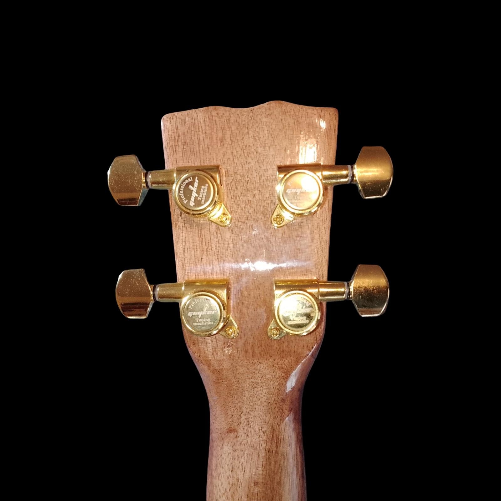 Live-edge koa tenor ukulele, view 11