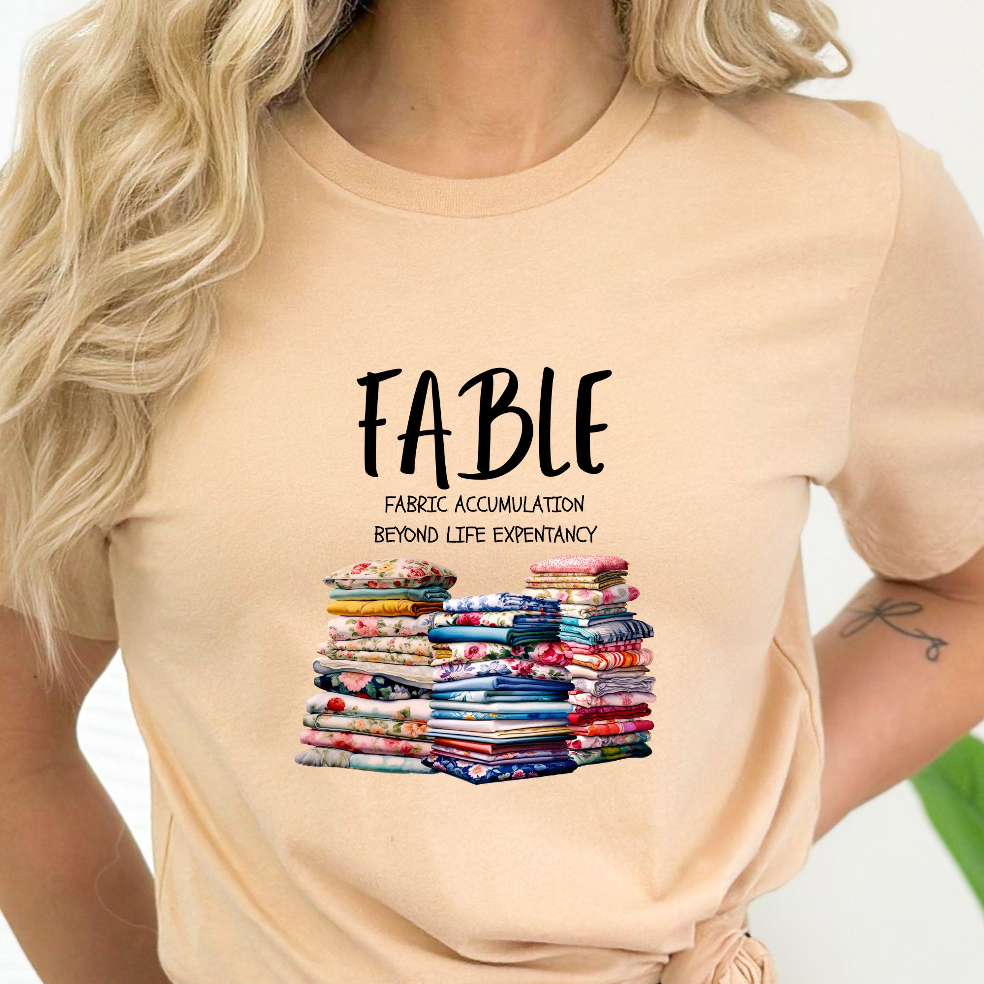 Quilter's T-Shirt: 'Fabric Accumulation' - Funny Quilting Gift product photo 1