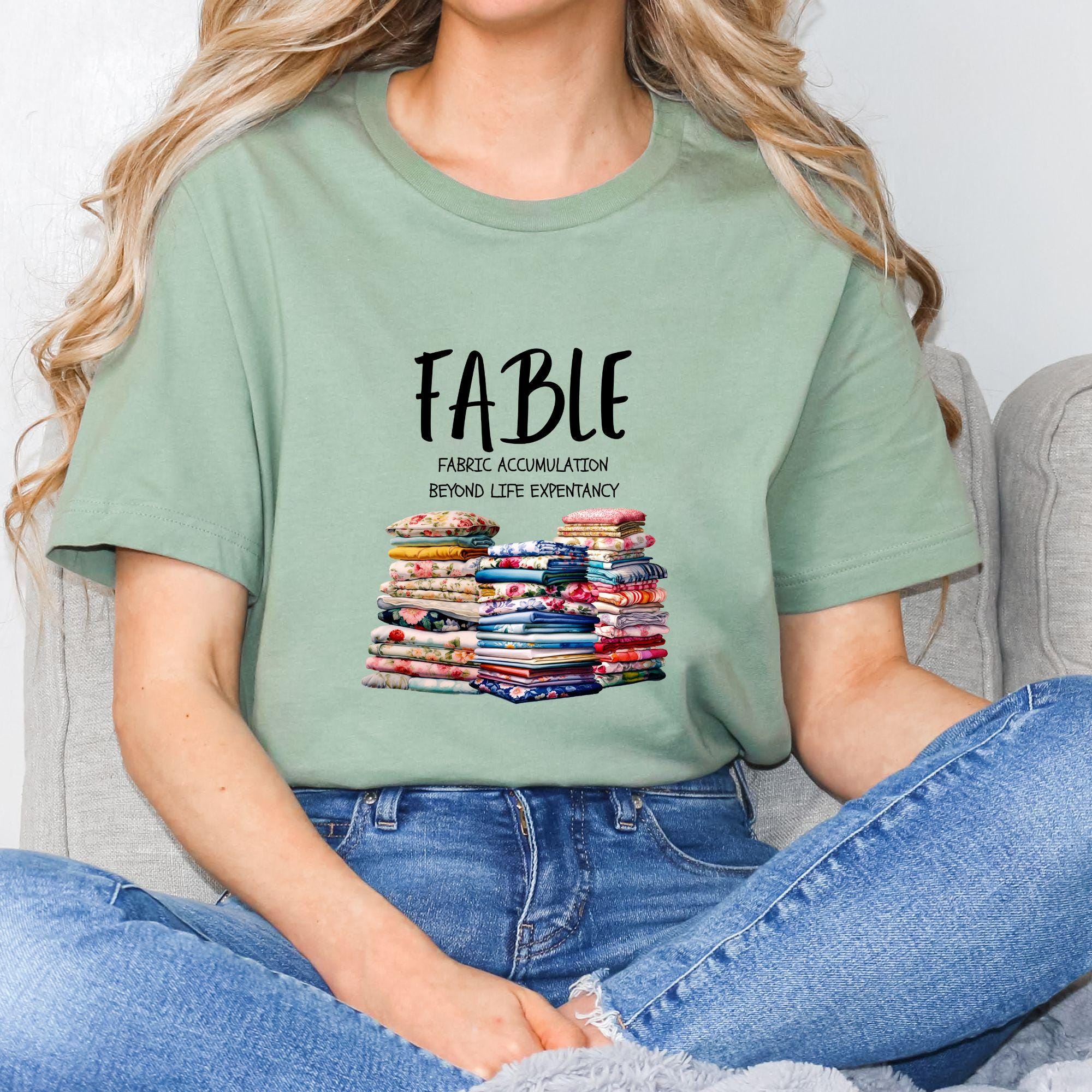 Quilter's T-Shirt: 'Fabric Accumulation' - Funny Quilting Gift product photo 3