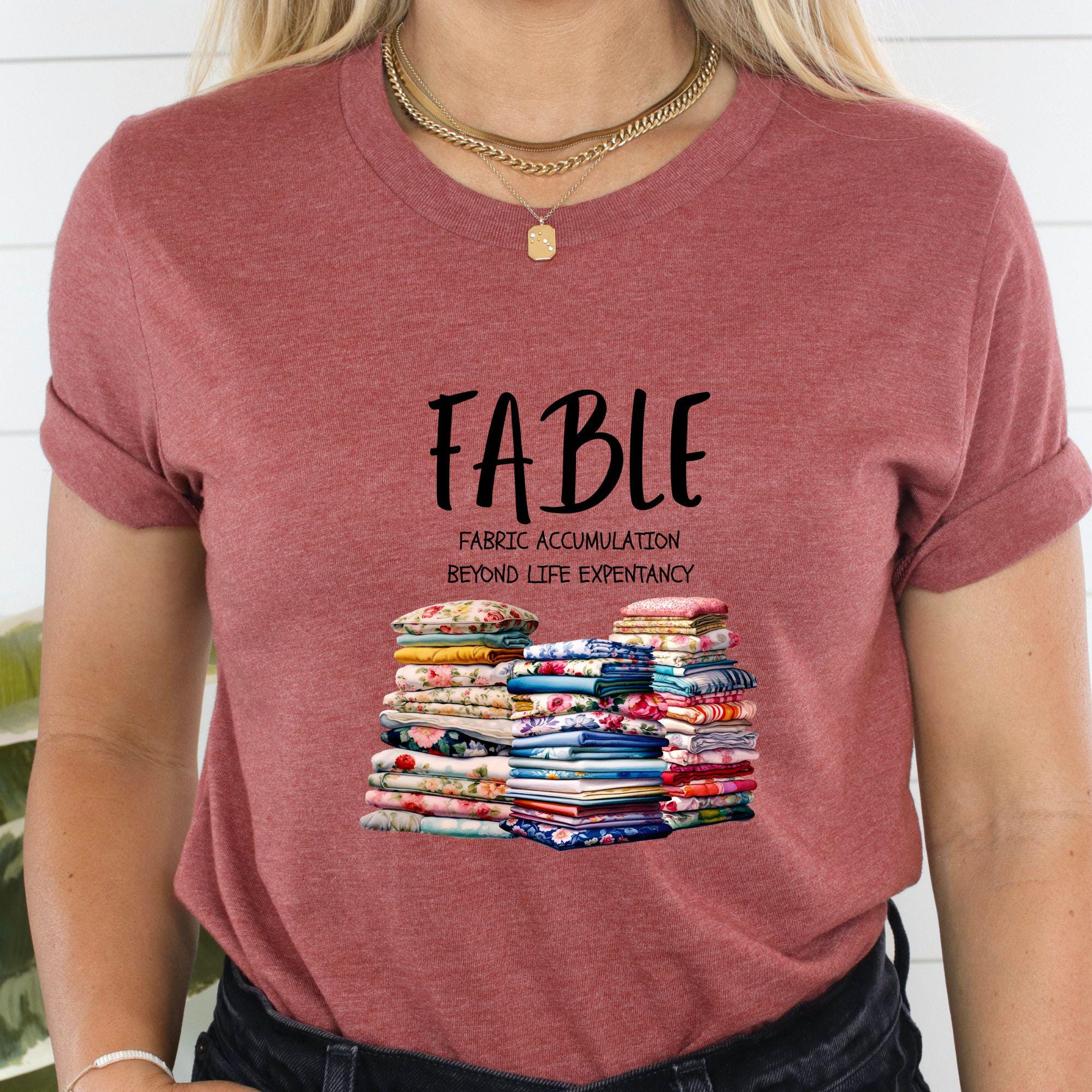 Quilter's T-Shirt: 'Fabric Accumulation' - Funny Quilting Gift product photo 6