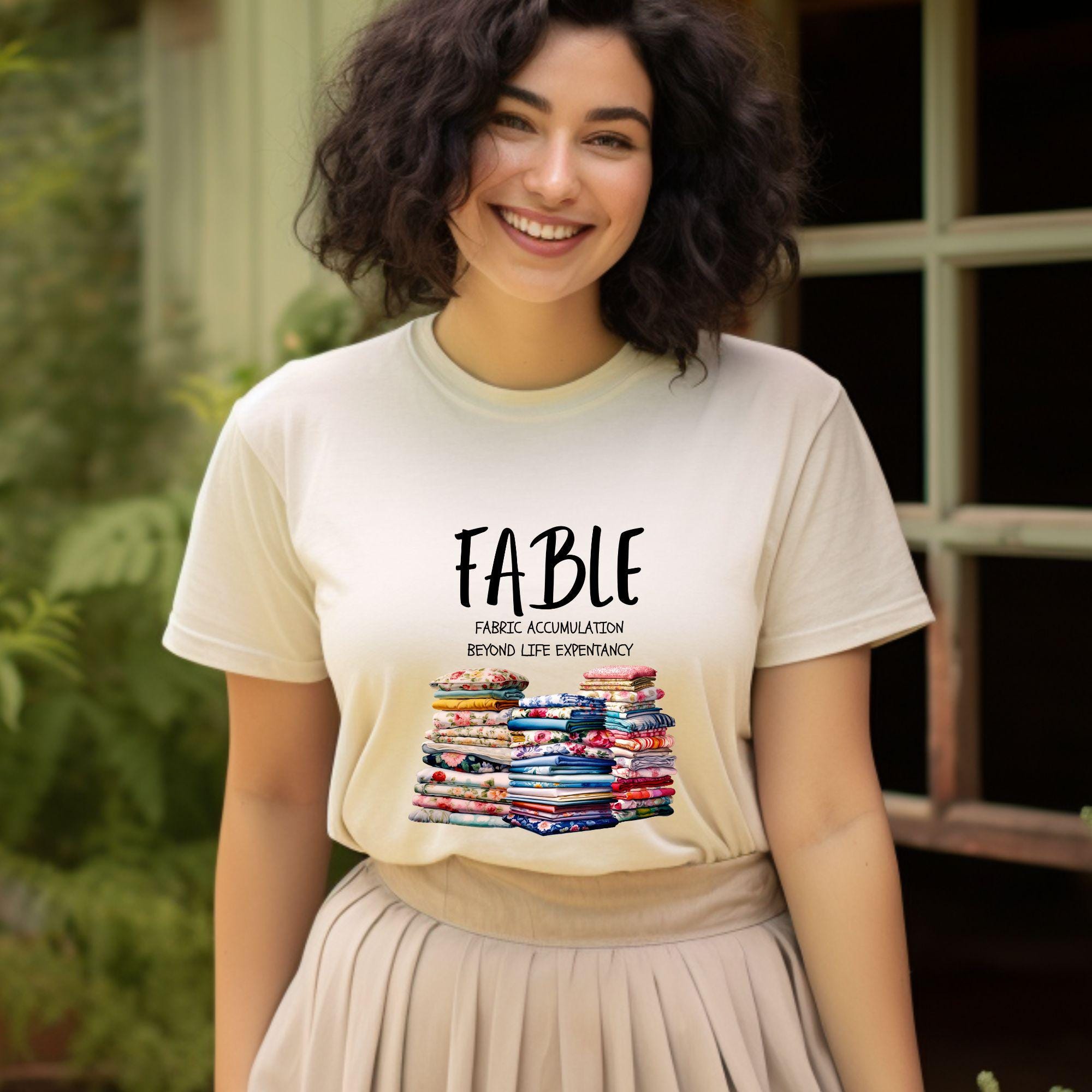 Quilter's T-Shirt: 'Fabric Accumulation' - Funny Quilting Gift product photo 7