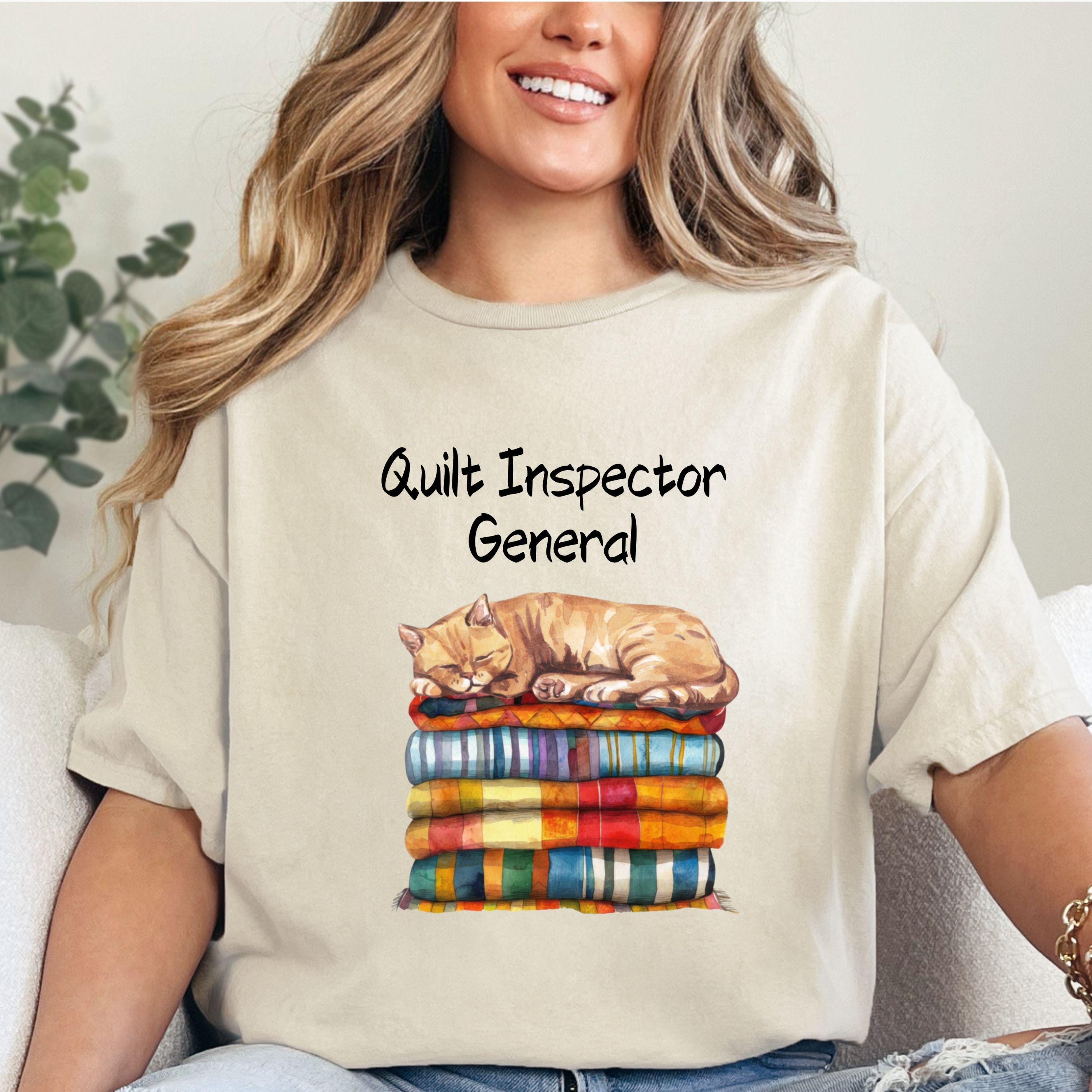 Funny Quilting Cat T-shirt- Quilters Shirt product photo 1
