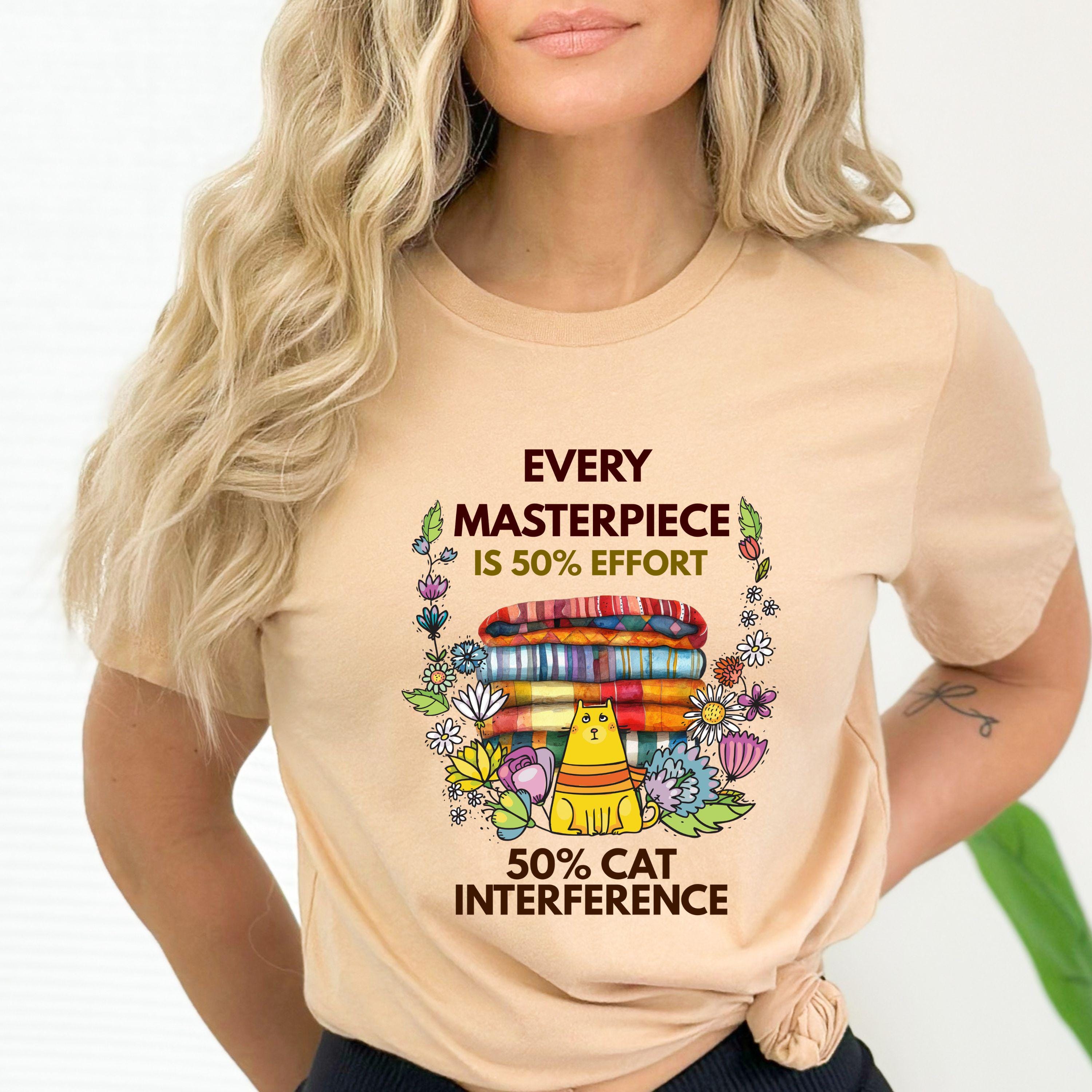 Funny Cat & Coffee T-Shirt – Caffeine Lover Tee product photo 1