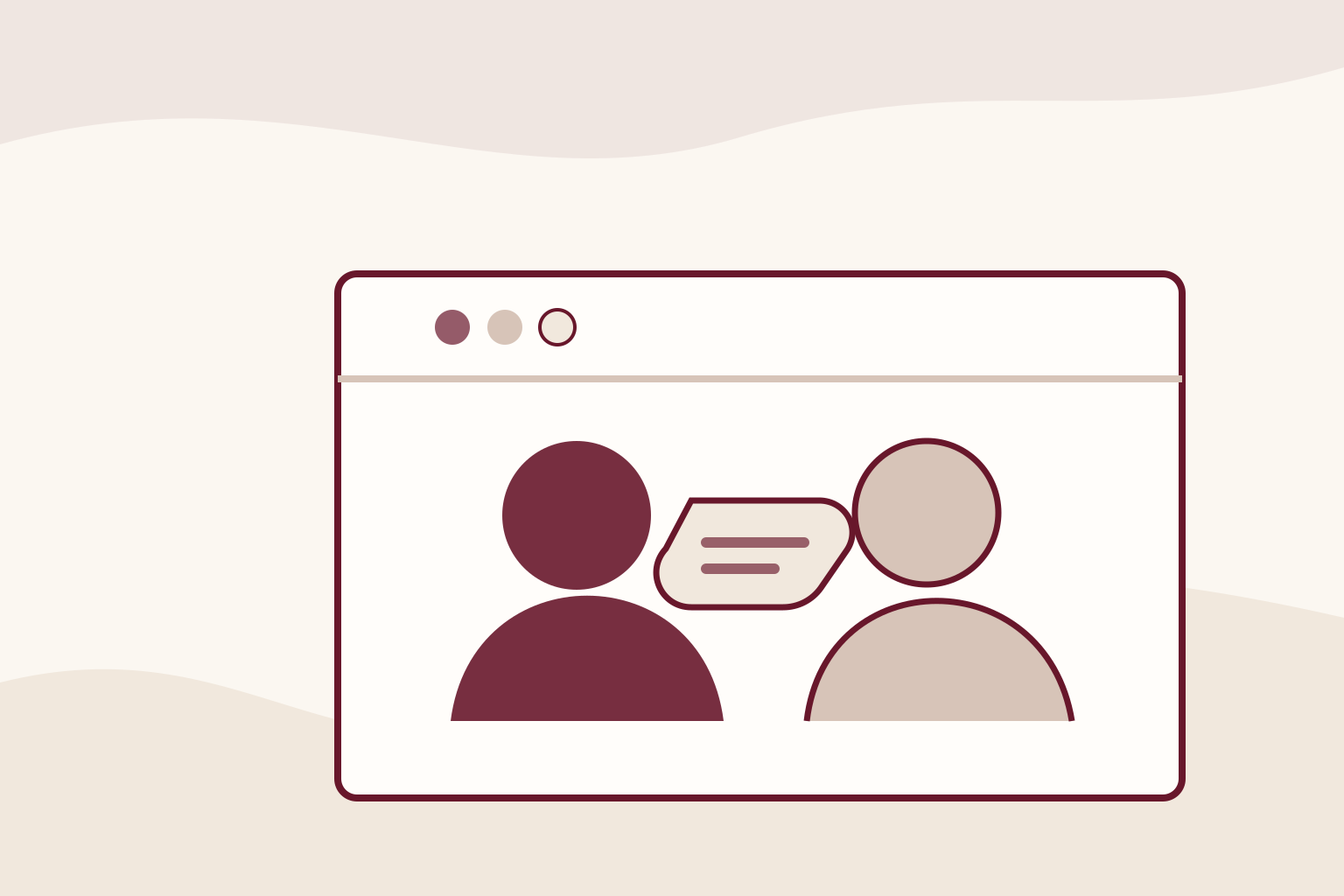 Illustration of a family insurance planning conversation