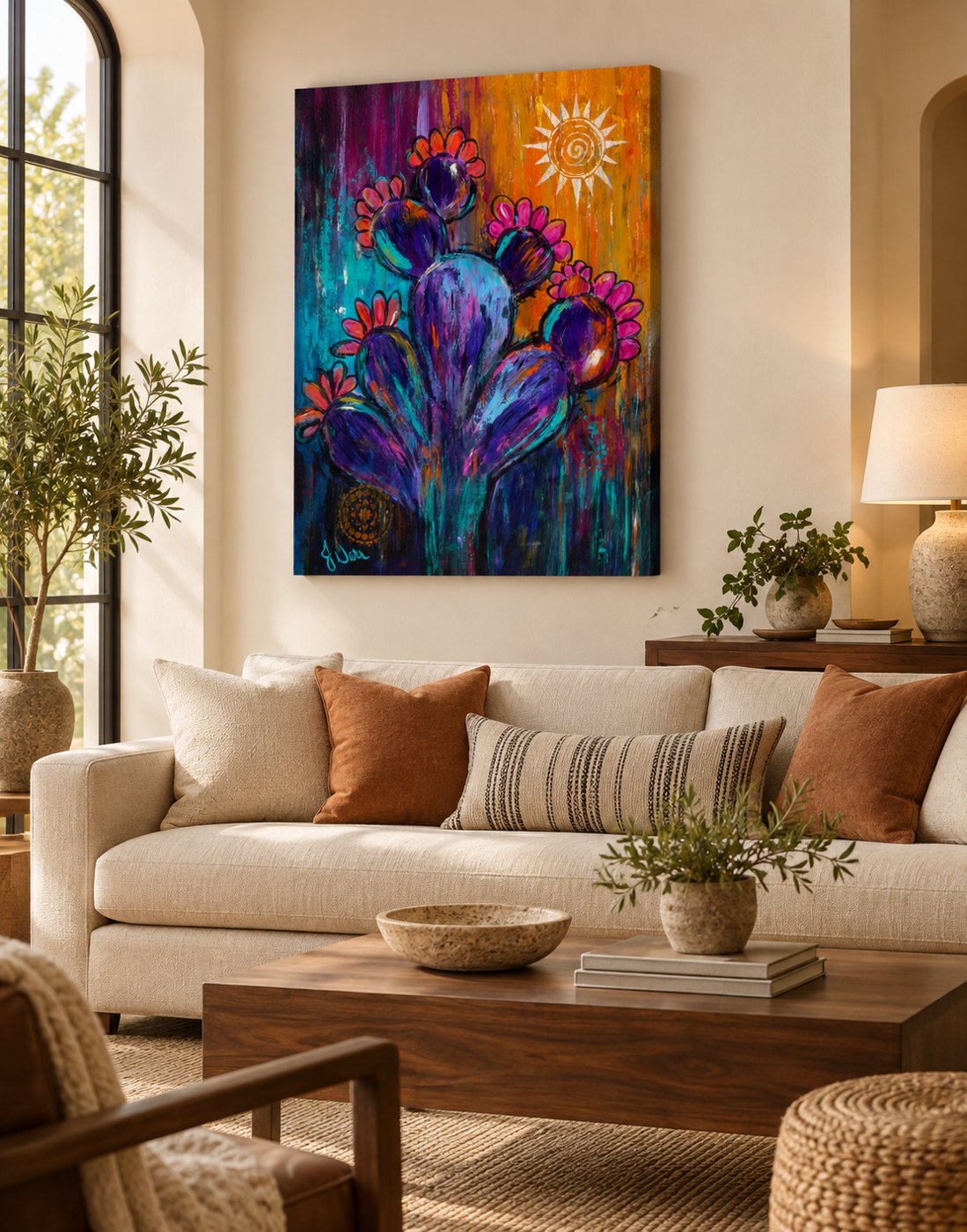 Wild & Radiant, original artwork by Jennifer Narr