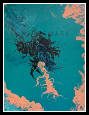 12 by 16 original acrylic artwork by Dr. Mary Barrett Alimenti
