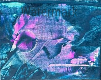 8 by 10 original acrylic artwork by Dr. Mary Barrett Alimenti