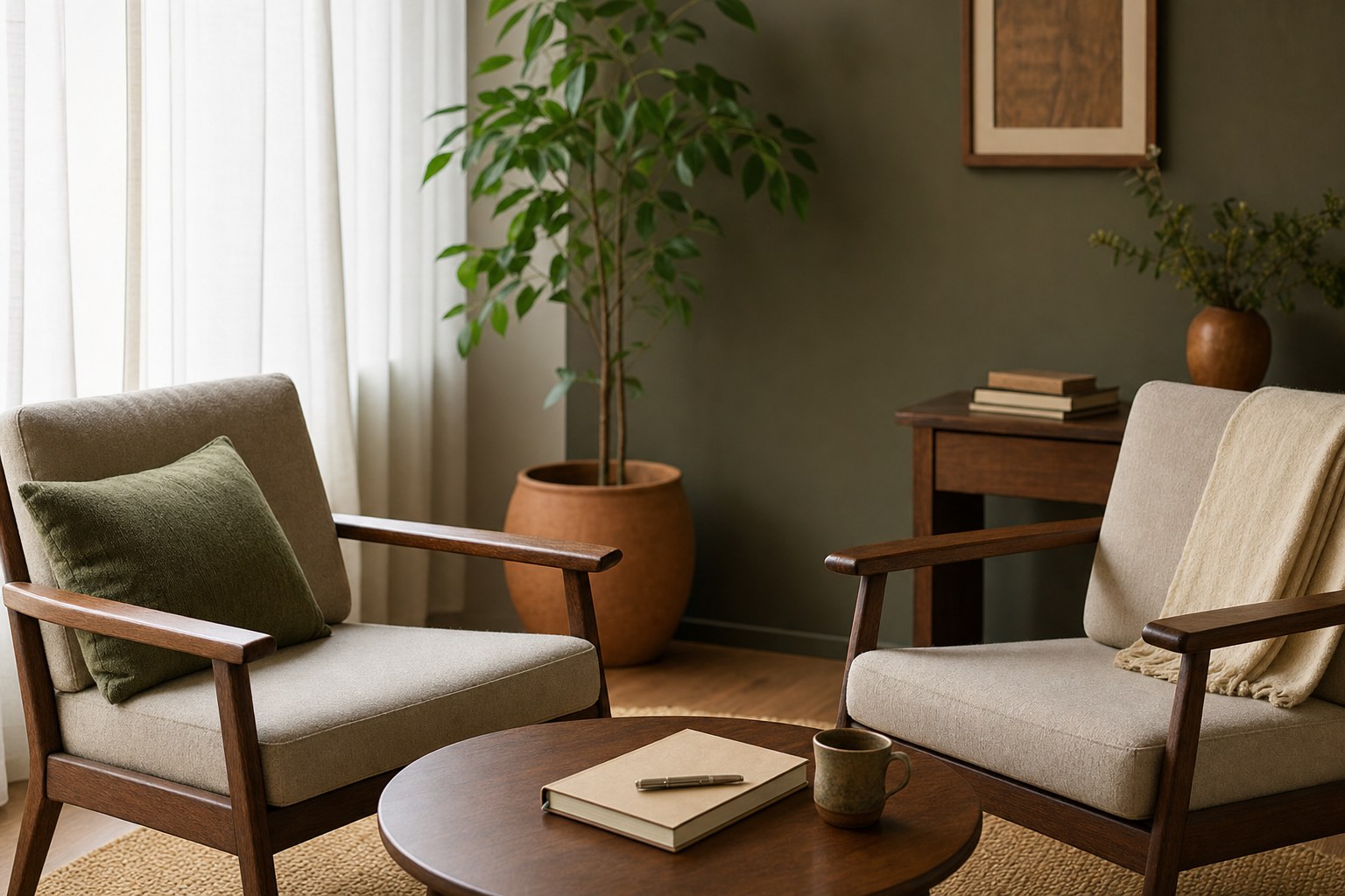 A calm setting for professional consultation