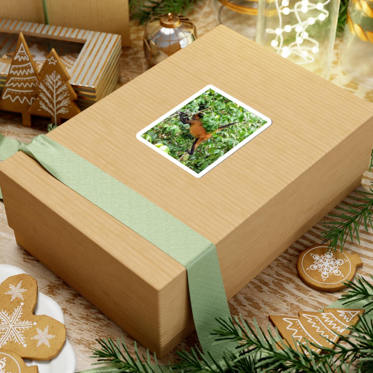 Monkey Sticker | Jungle Wildlife Decal view 3