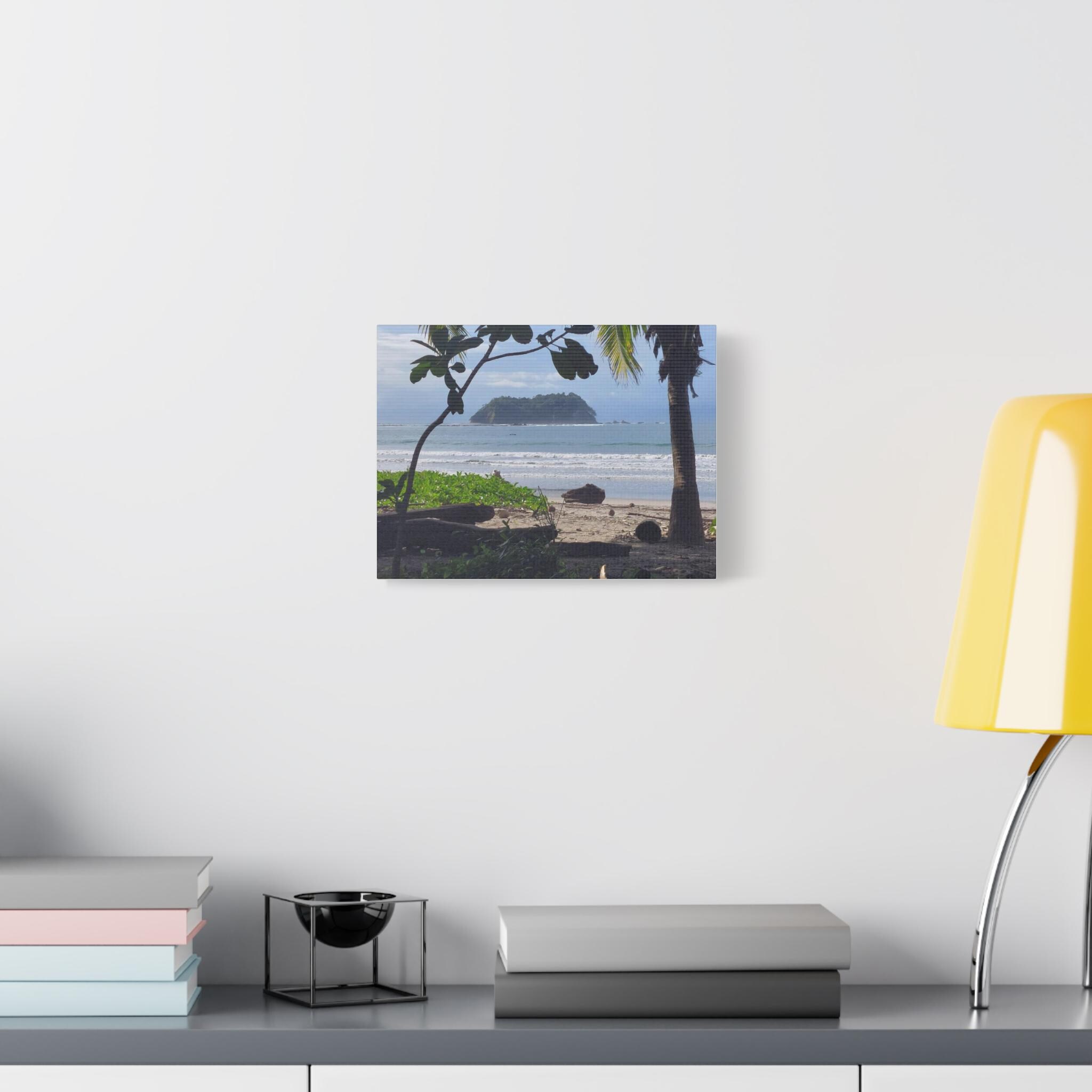 Tropical Beach Island Matte Canvas view 3