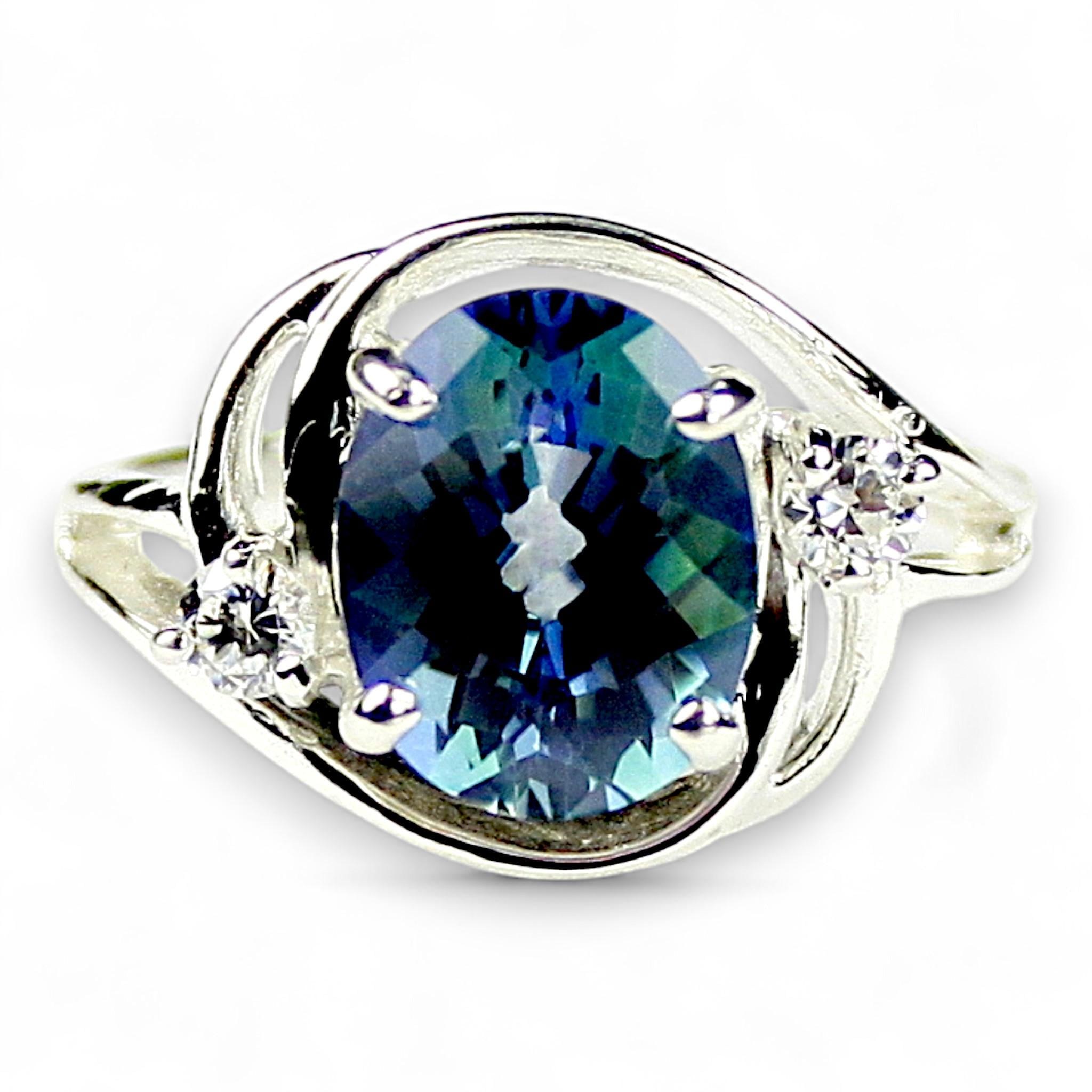 Garnet CZ , 925 Sterling Silver Ring, SR302