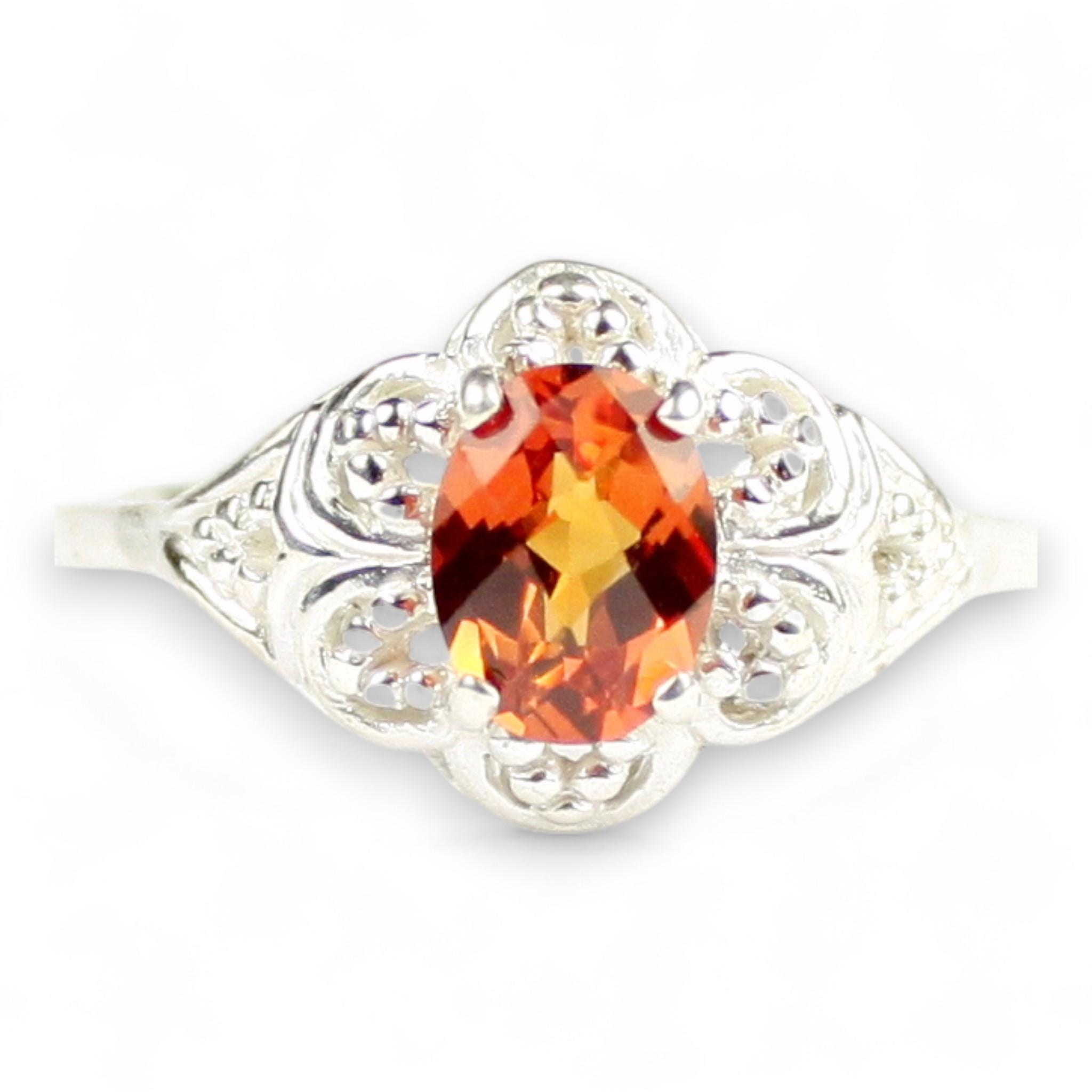 Green Amethyst (Prasiolite), 925 Sterling Silver Ladies Ring, SR125