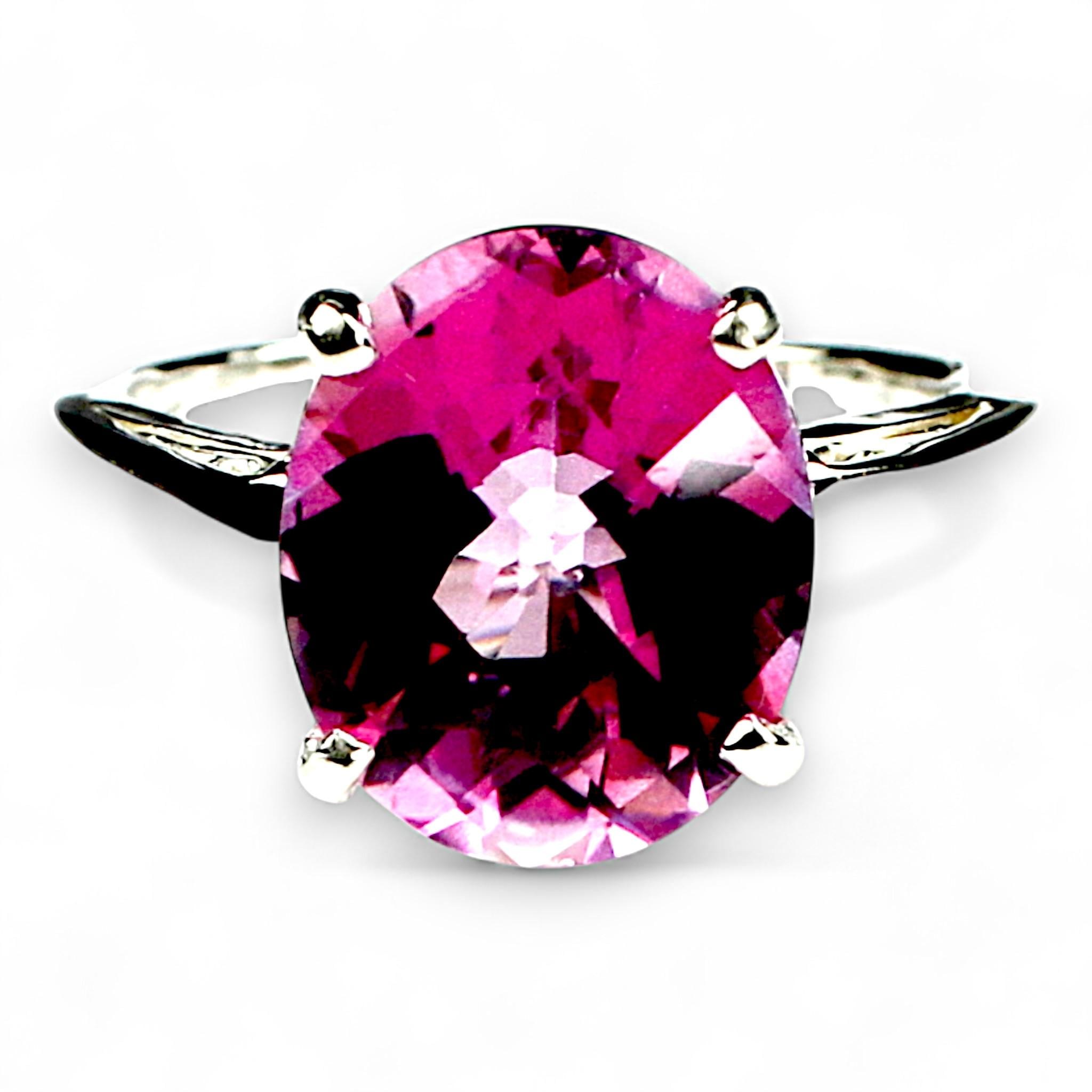 Garnet CZ, 925 Sterling Silver Ladies Ring, SR365