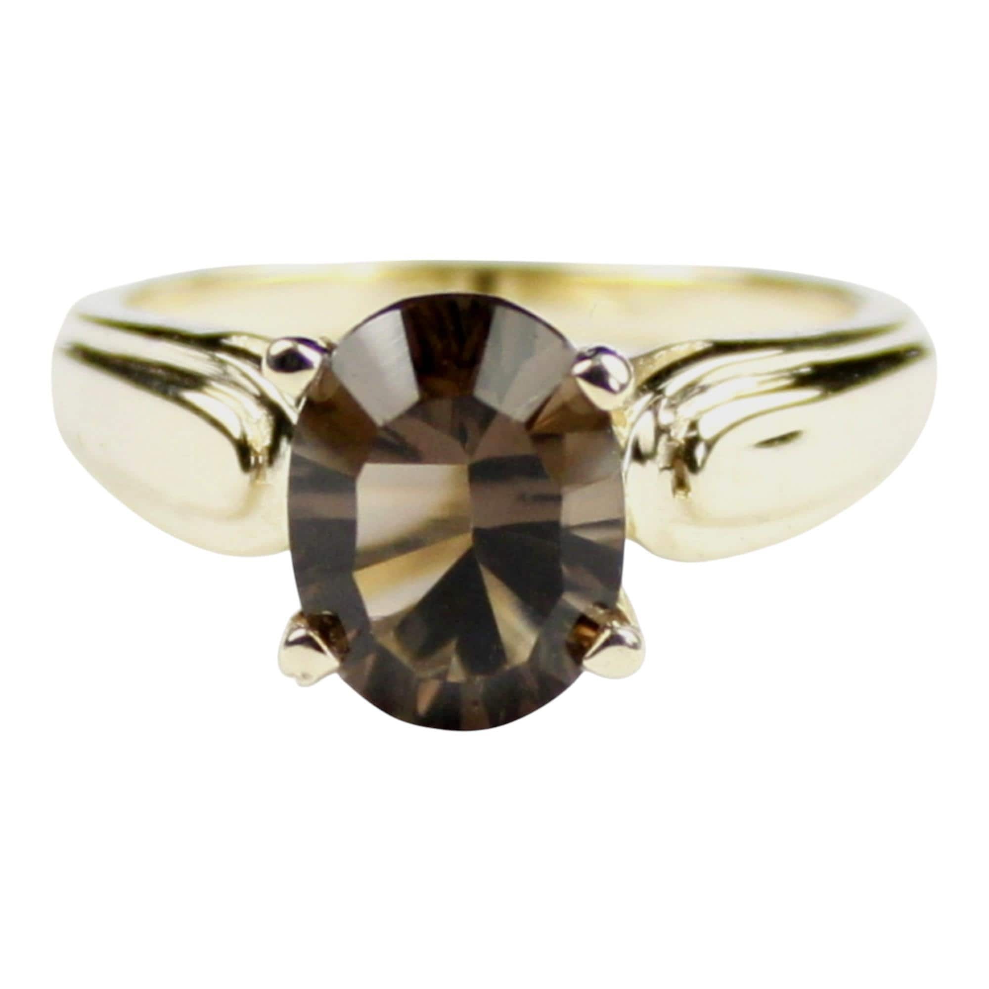 White Opal, 10KY Gold Ring, R004