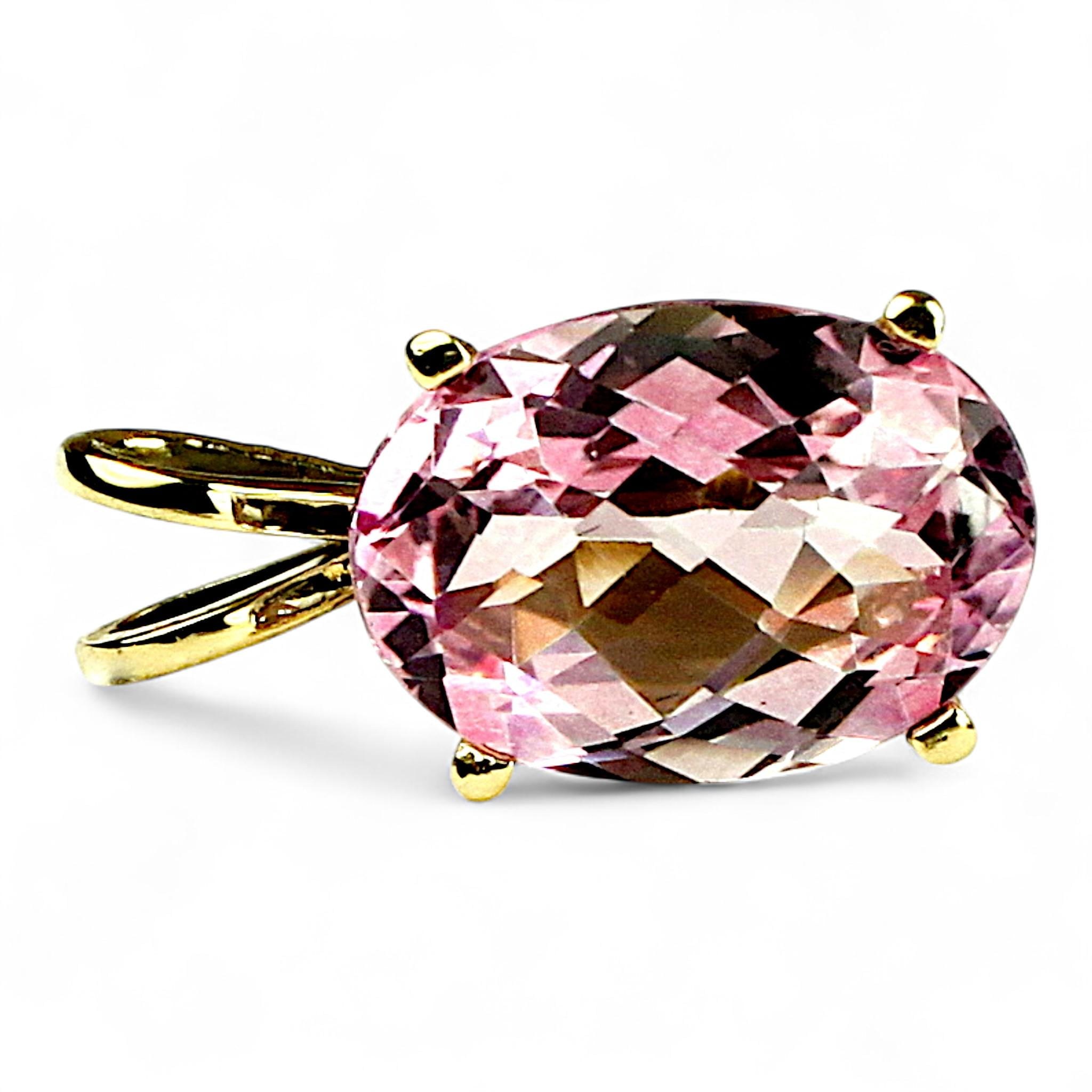 Twilight Fire Topaz, 14KY Gold Ring R021