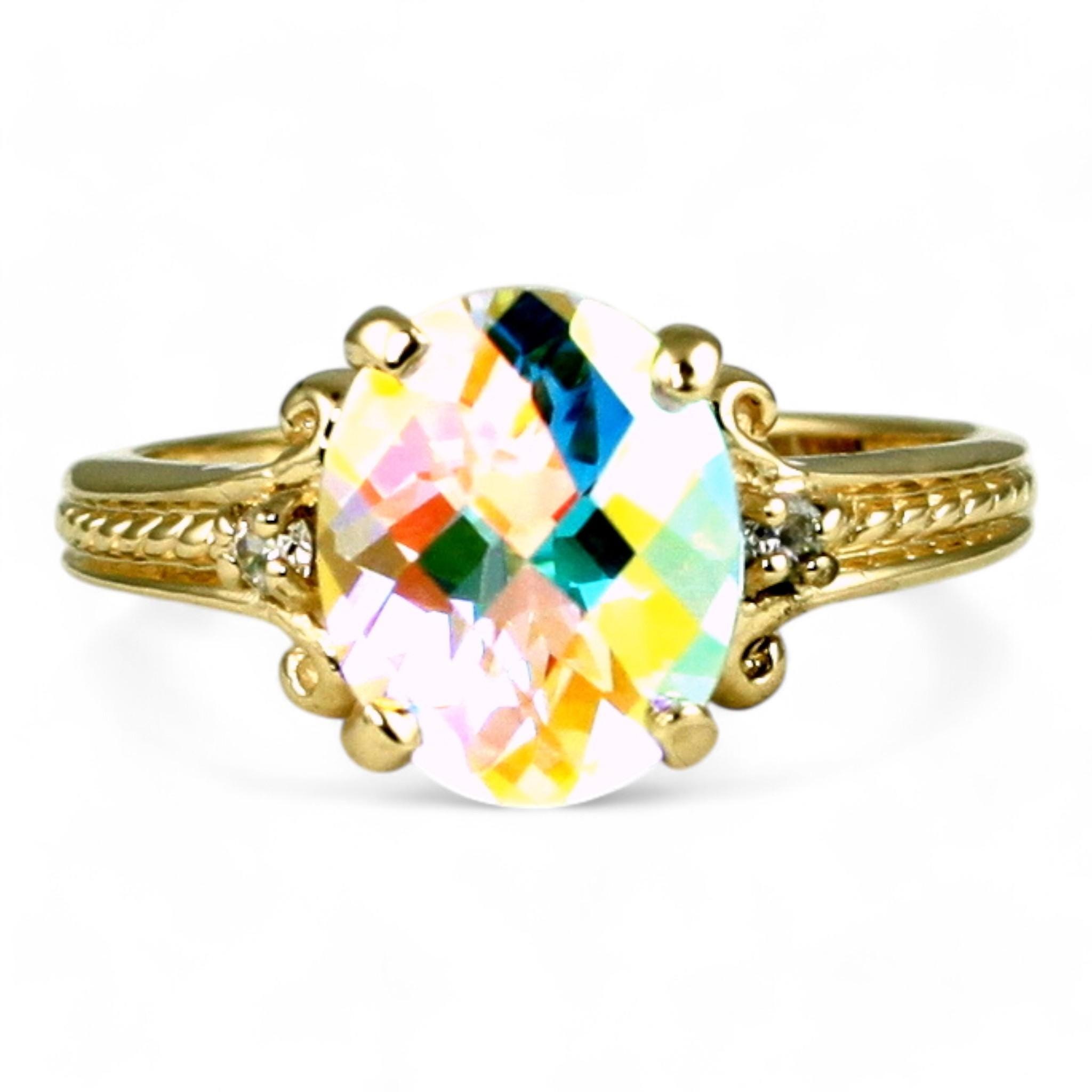 Neptune Garden Topaz , 925 Sterling Silver Ring, SR221