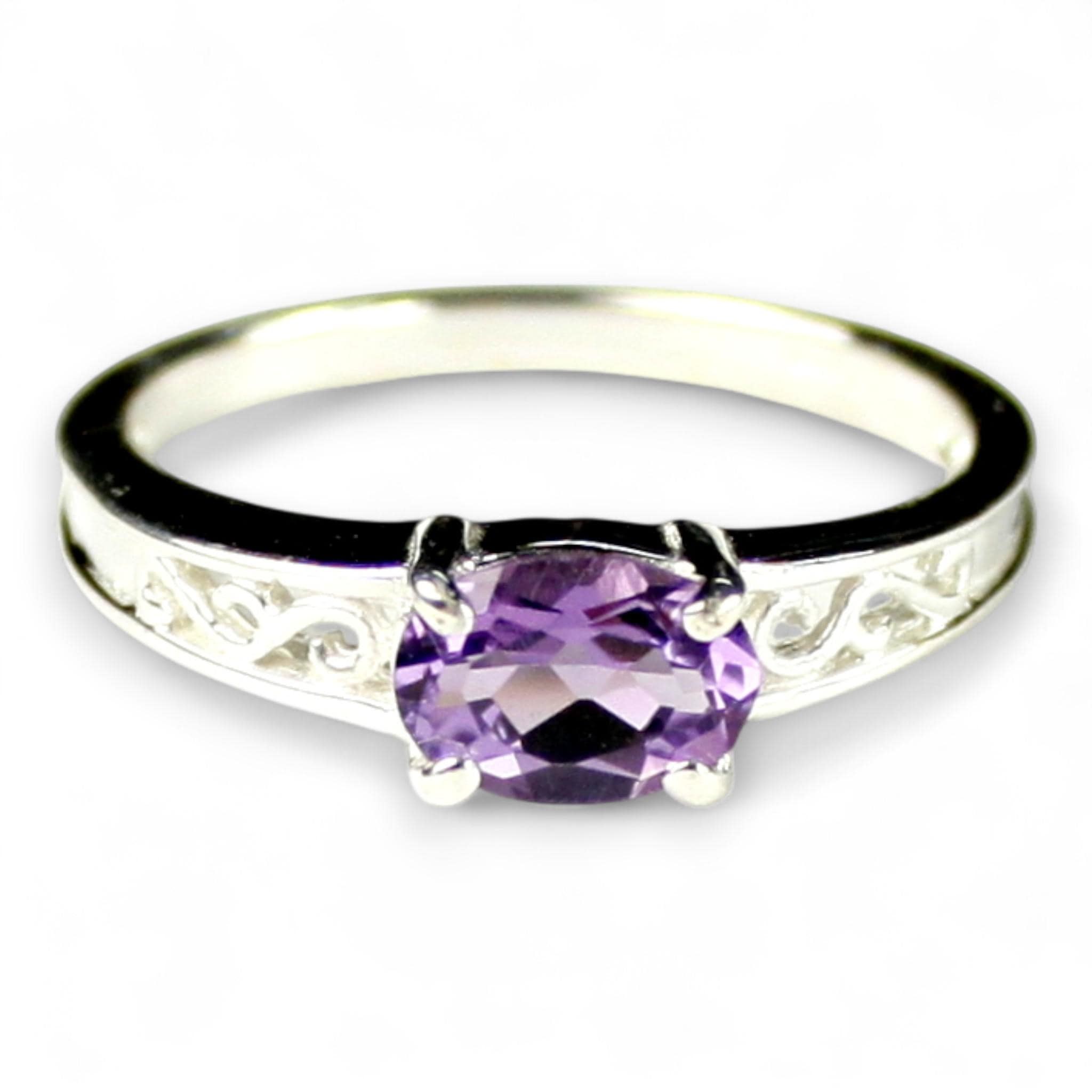 Pure Pink Topaz, 925 Sterling Silver Ladies Ring, SR055