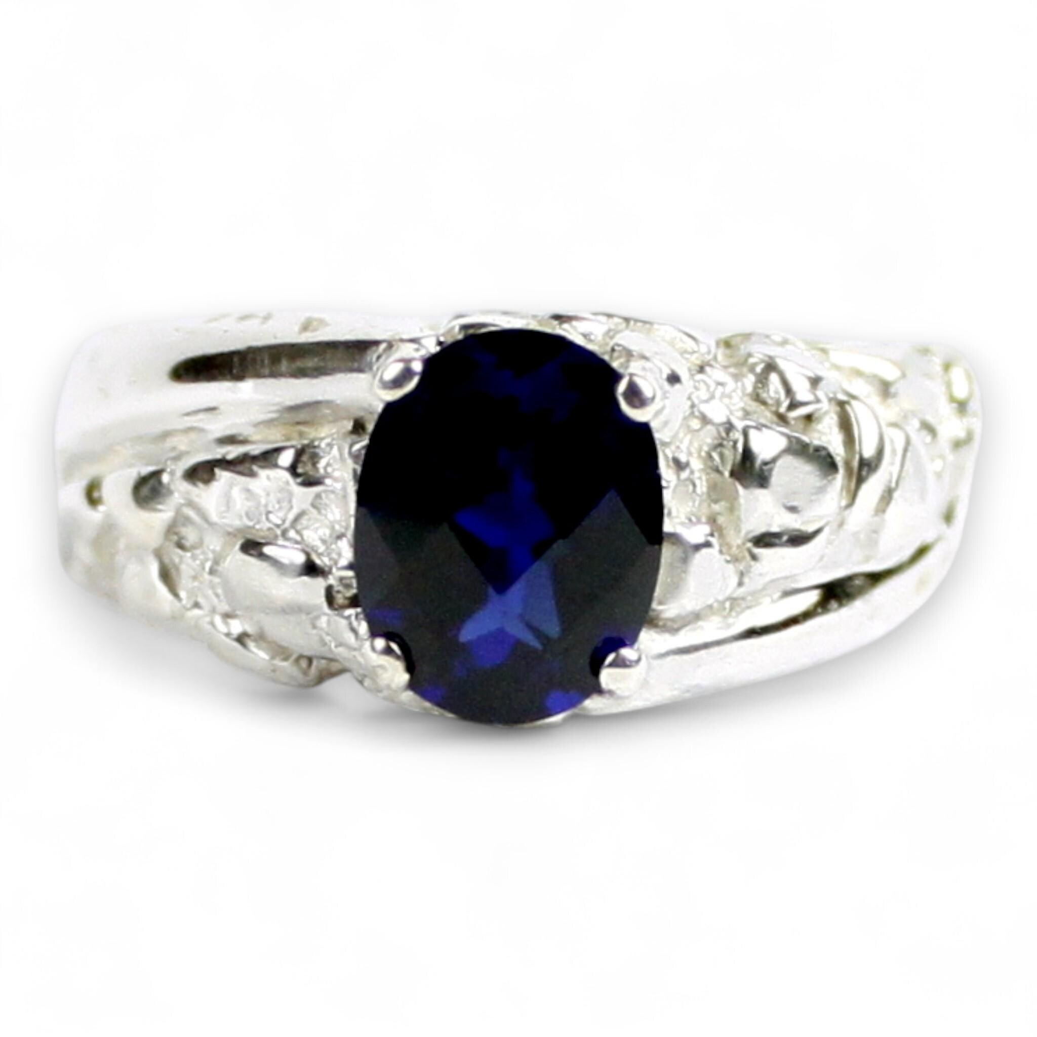 Garnet CZ, 18KY Gold Ring, R021