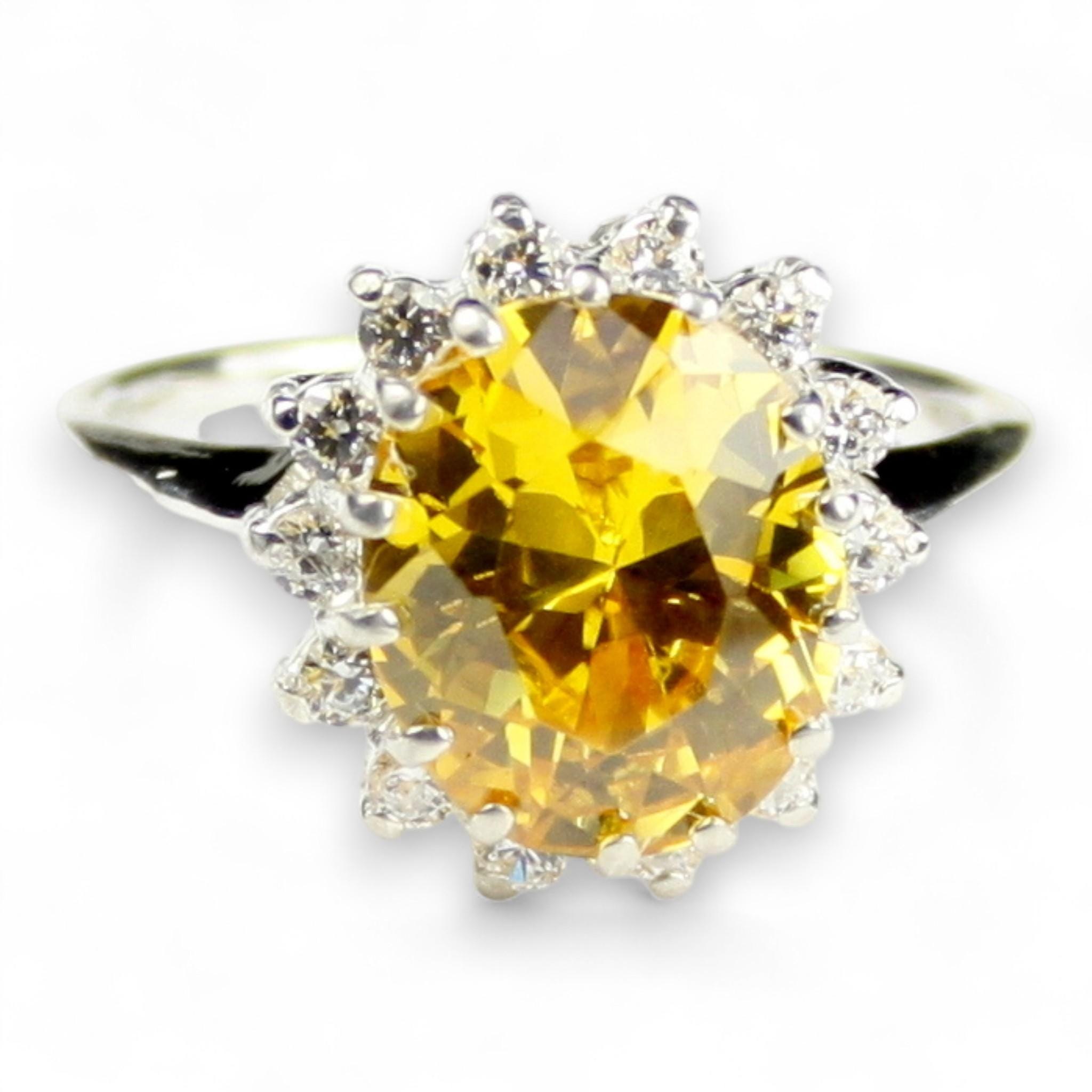 Peridot, 925 Sterling Silver Ring, SR004