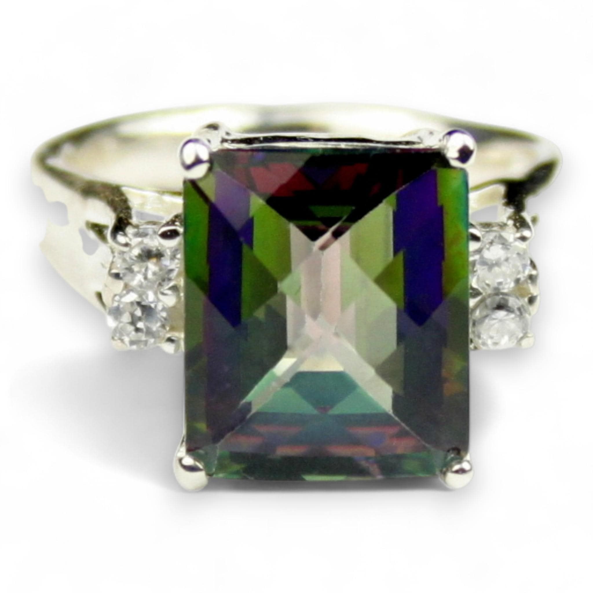 Smoky Quartz, 925 Sterling Silver Ring, SR139