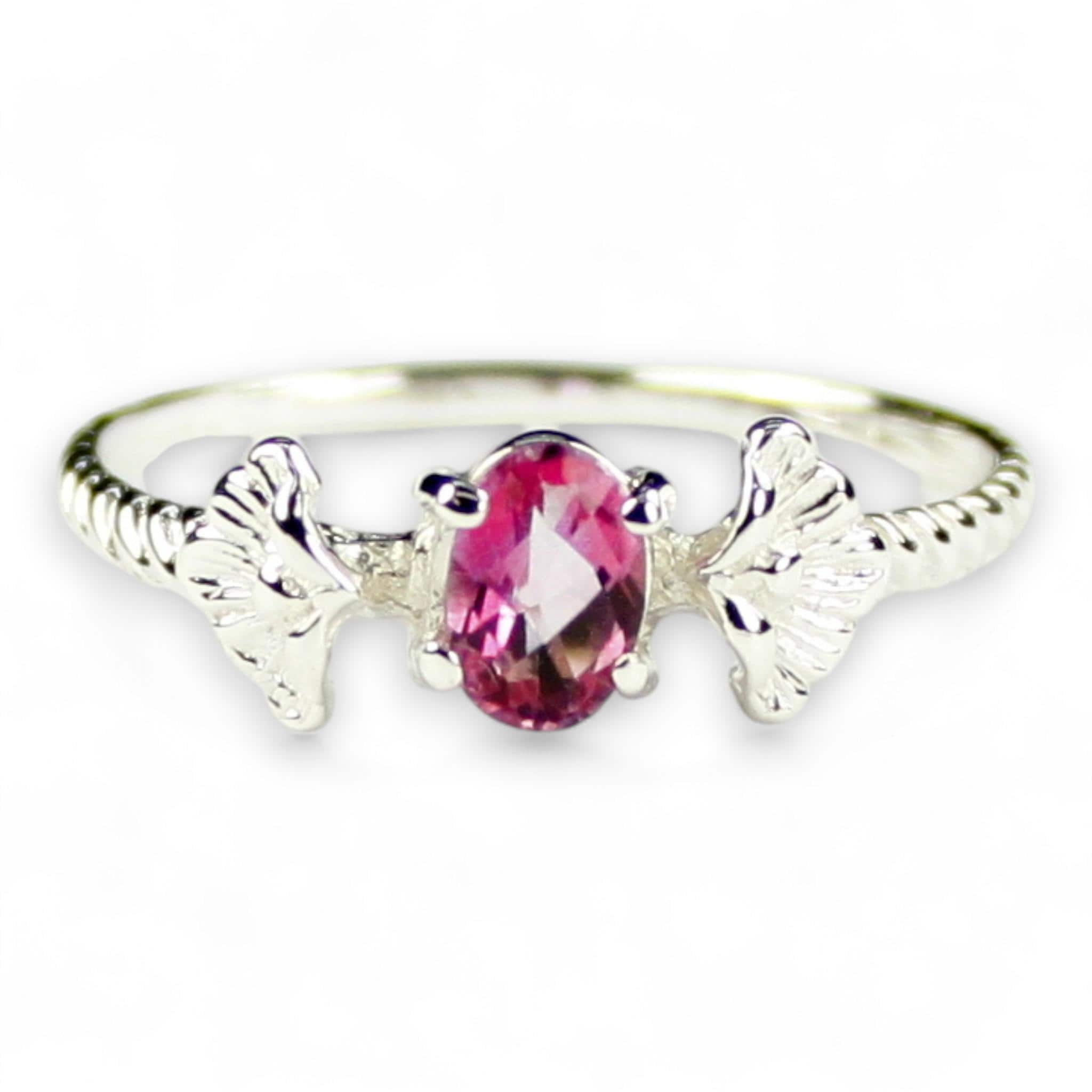 Padparadsha Sapphire, 10KY Gold Ring,R016