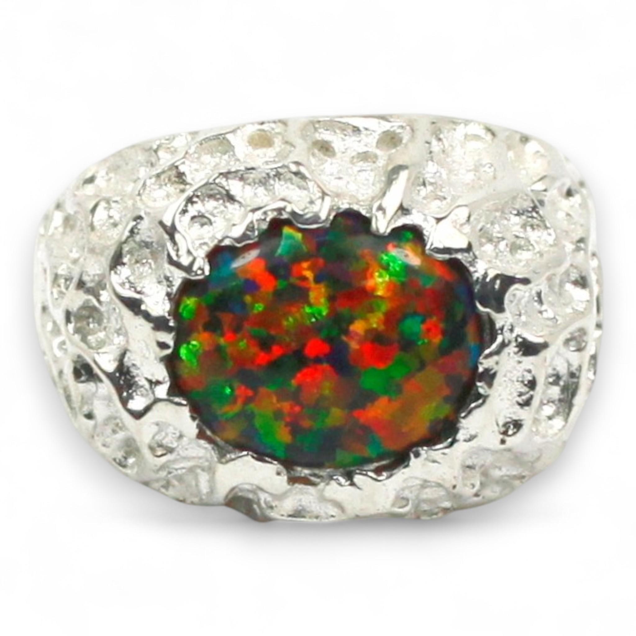 Mother of Pearl, 925 Sterling Silver Ring, SR137