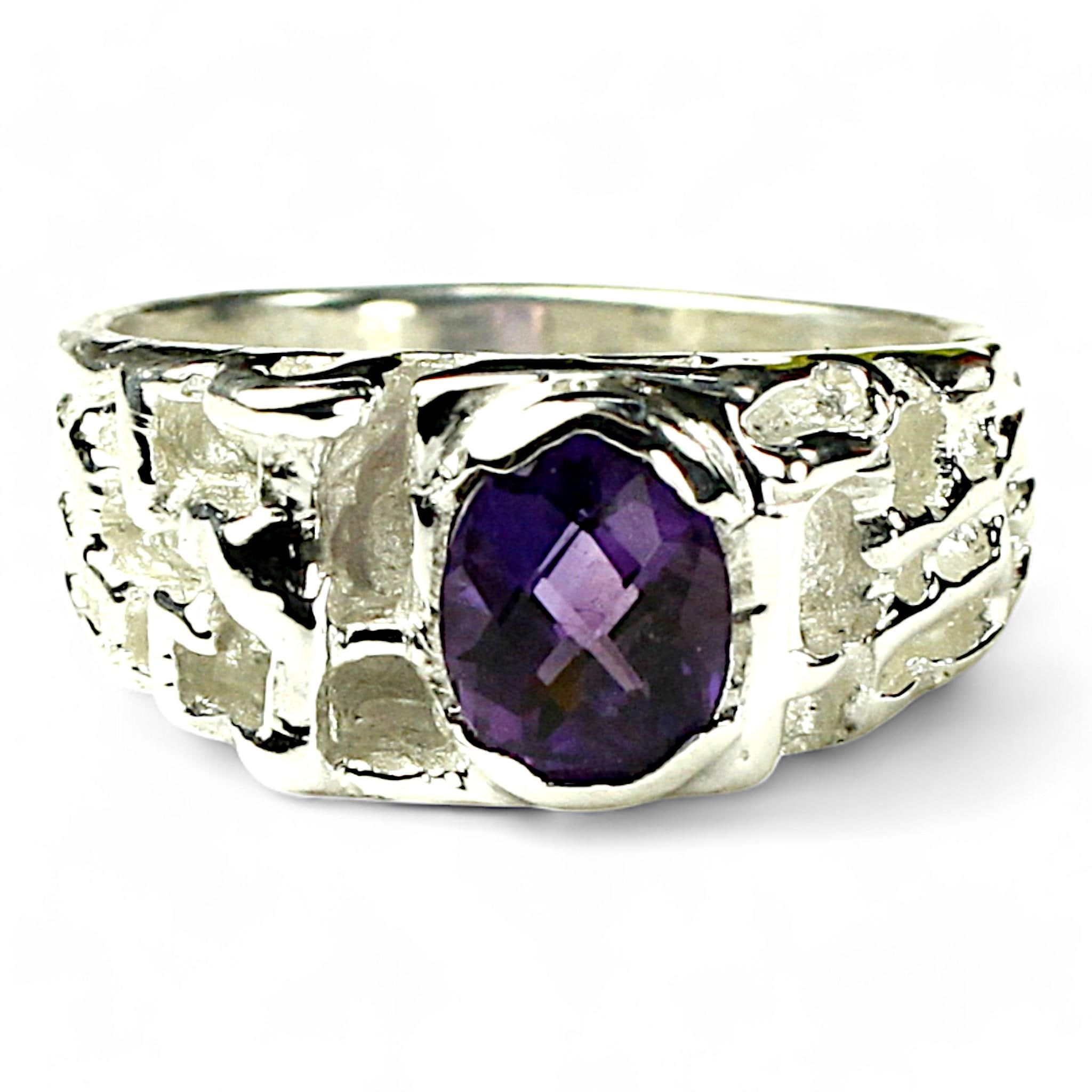 Swiss Blue CZ, 10KY Gold Ring, R021