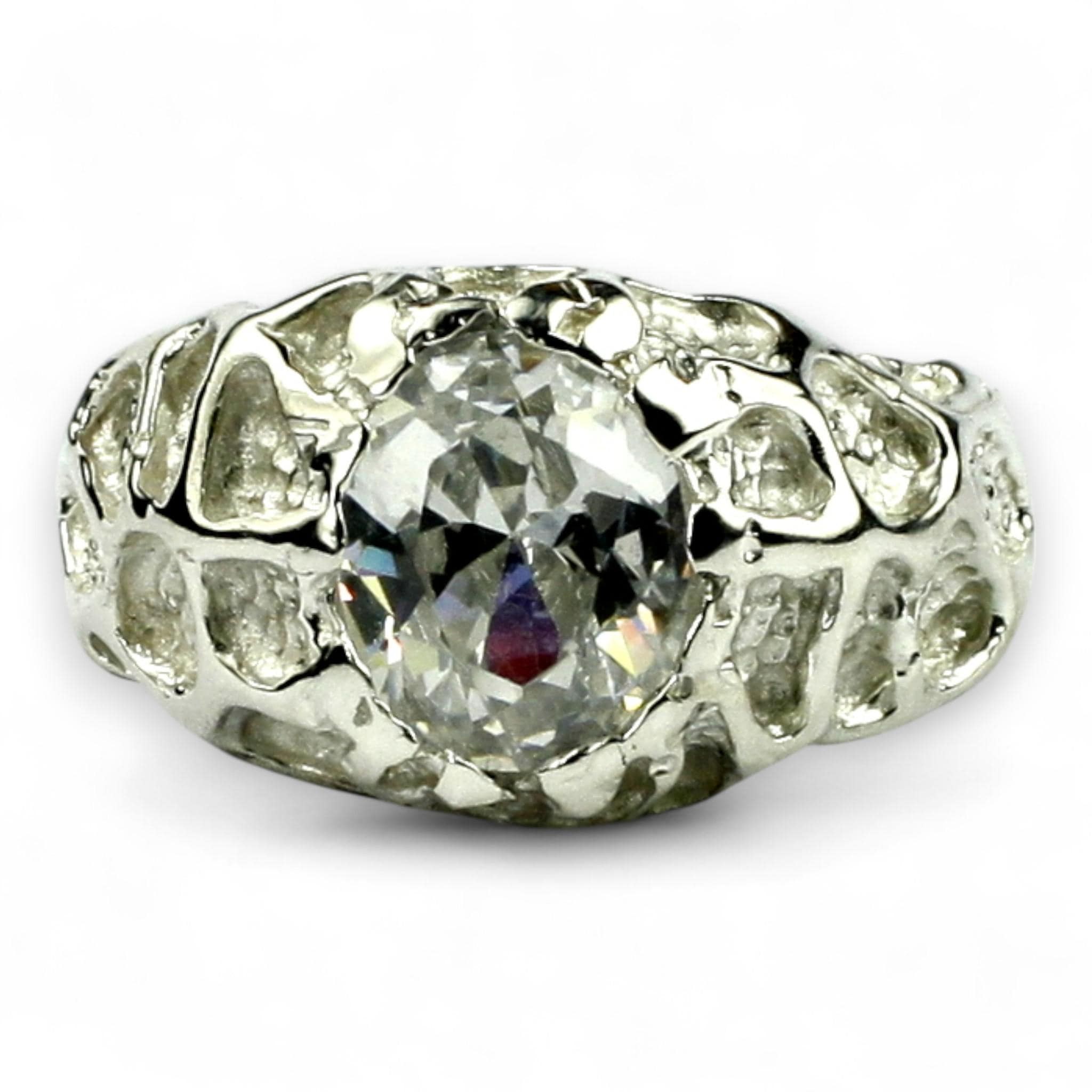 Brazilian Amethyst, 925 Sterling Silver Ladies Ring, SR163