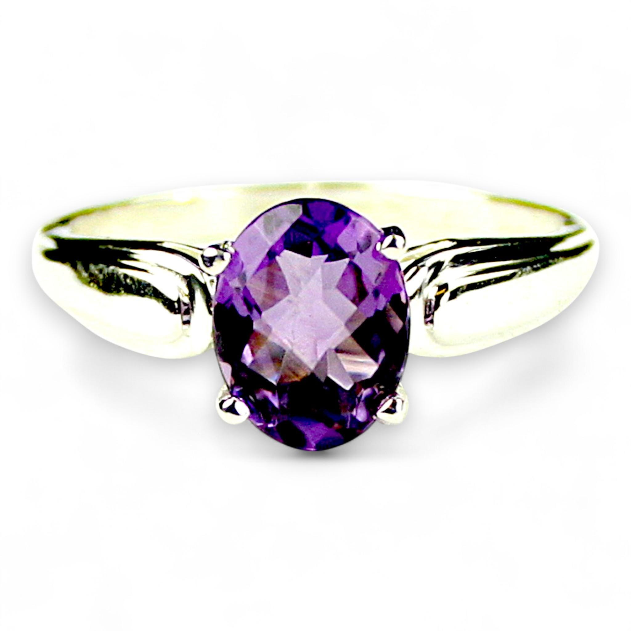 Green Amethyst, 925 Sterling Silver Ring, SR300