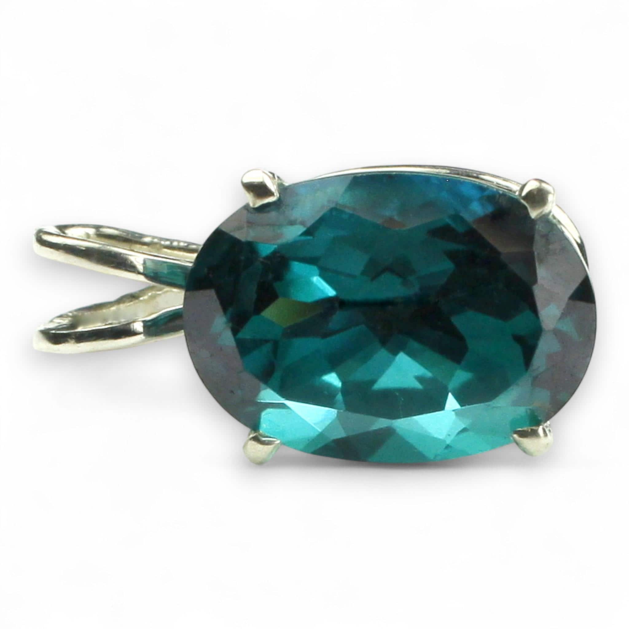 Quantum Cut Swiss Blue Topaz, 925 Sterling Silver Ring, SR114