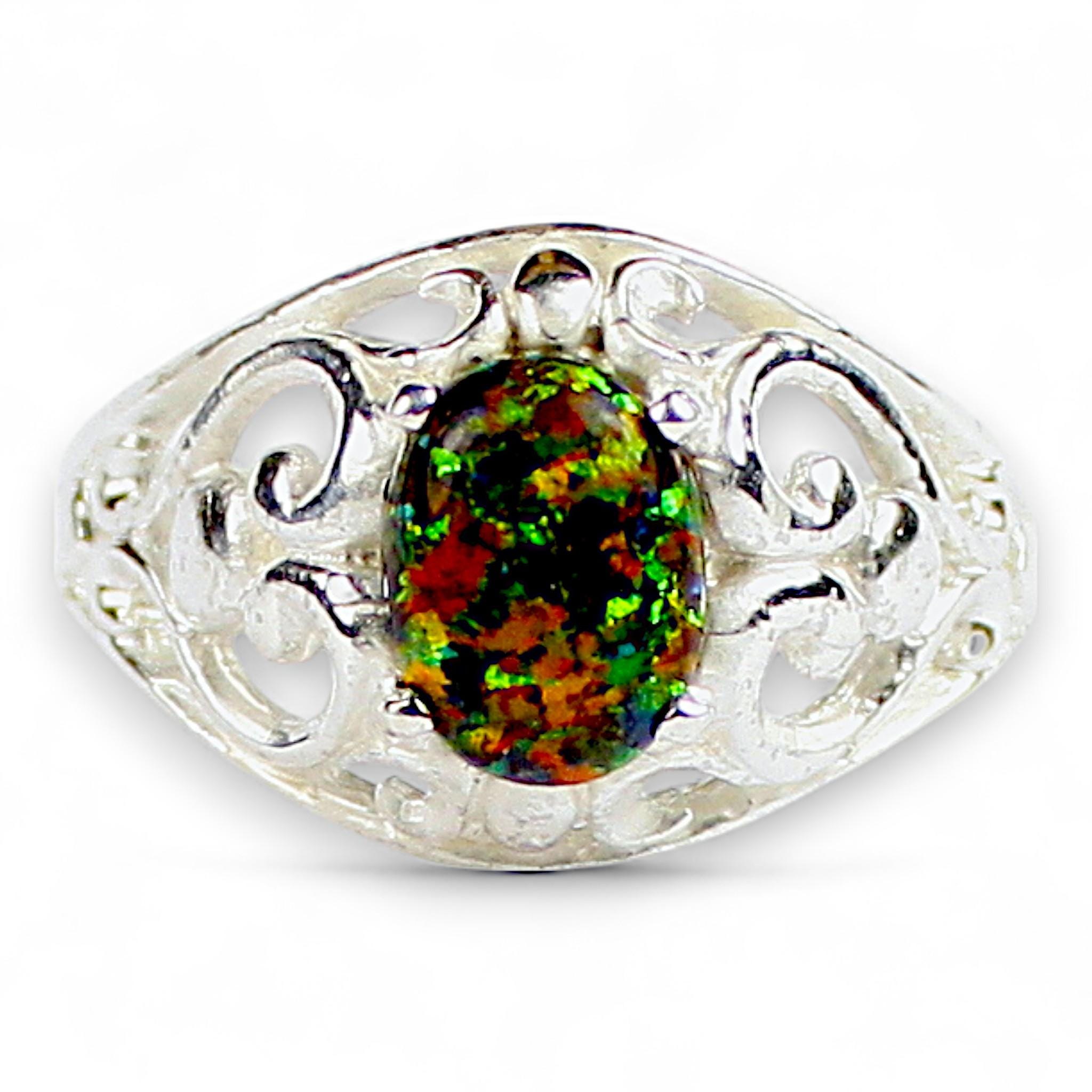 Mozambique Garnet, 925 Sterling Silver Post Earrings, SE212