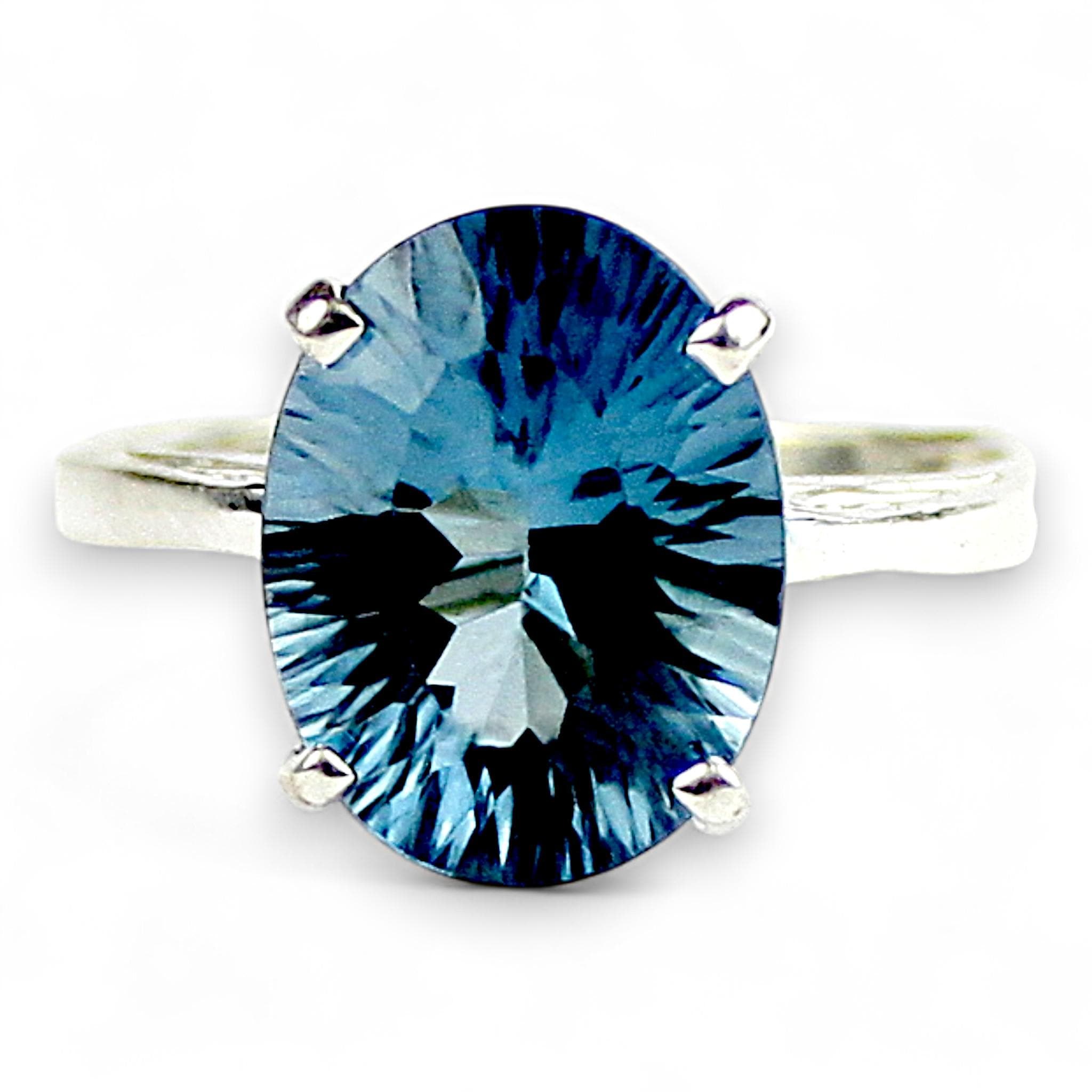 Crimson Fire Topaz, 18KY Gold Ring, R005