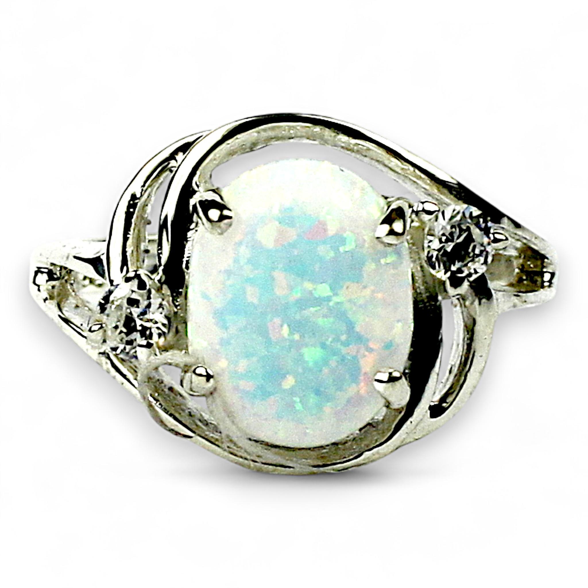 Blue Star Sapphire, 925 Sterling Silver Ring, SR125