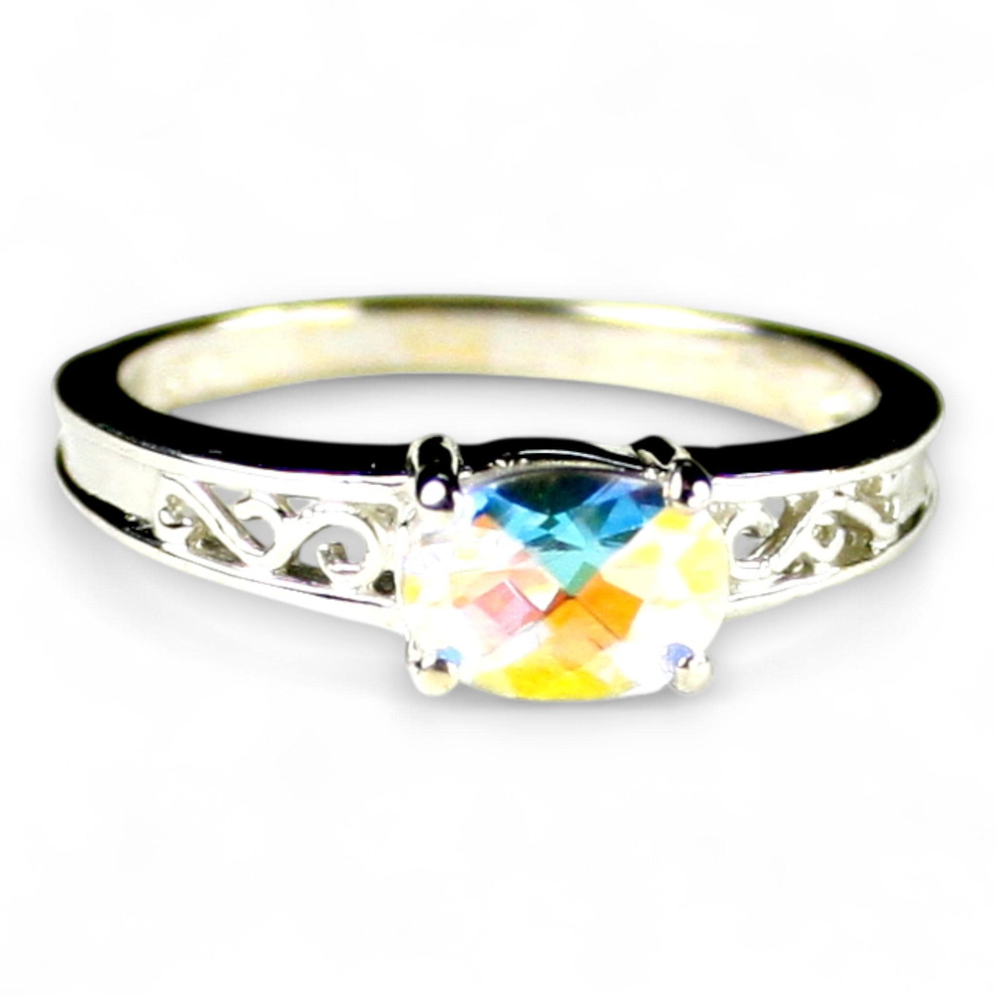 Neptune Garden Topaz, 14KY Gold Pendant, P019