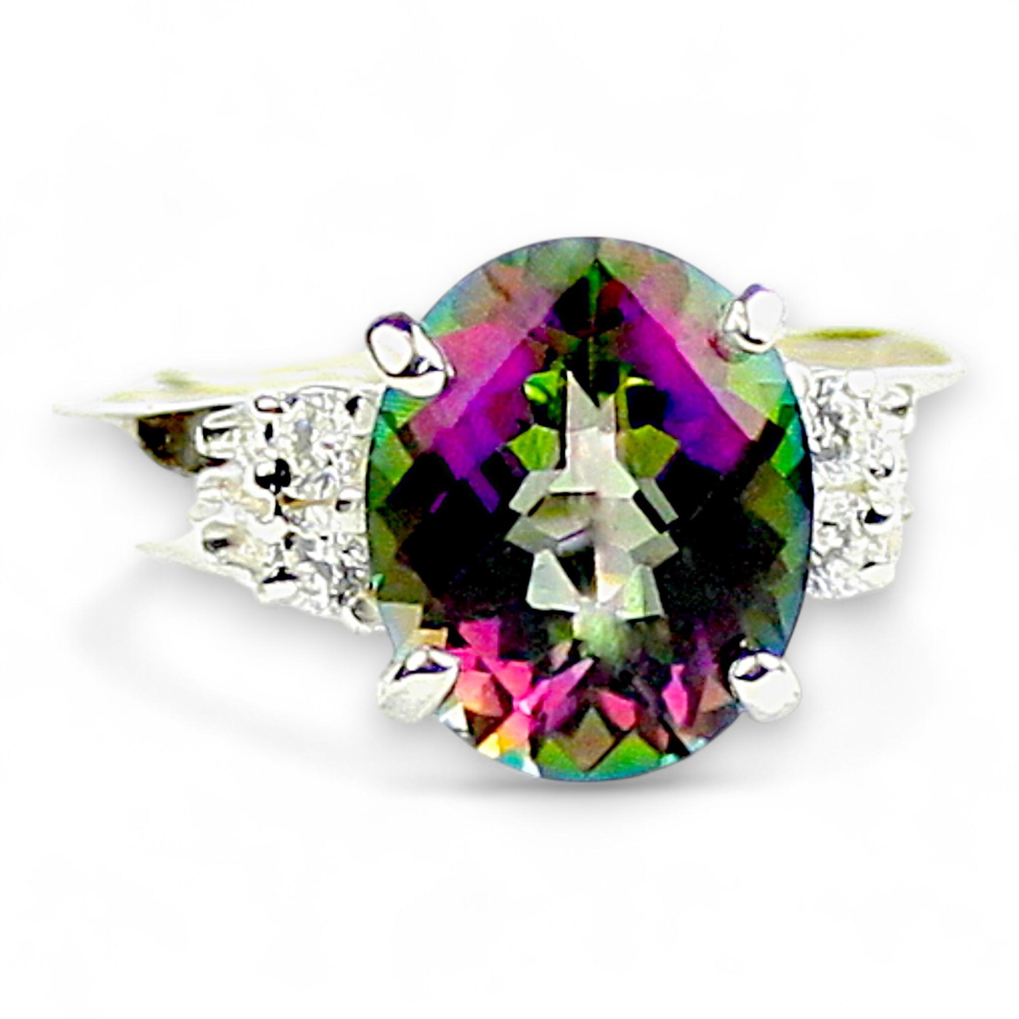 Citrine, 925 Sterling Silver Angel Ring, SR154