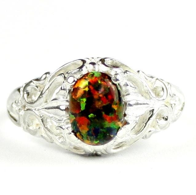 Blue Sapphire, 925 Sterling Silver Ring SR162