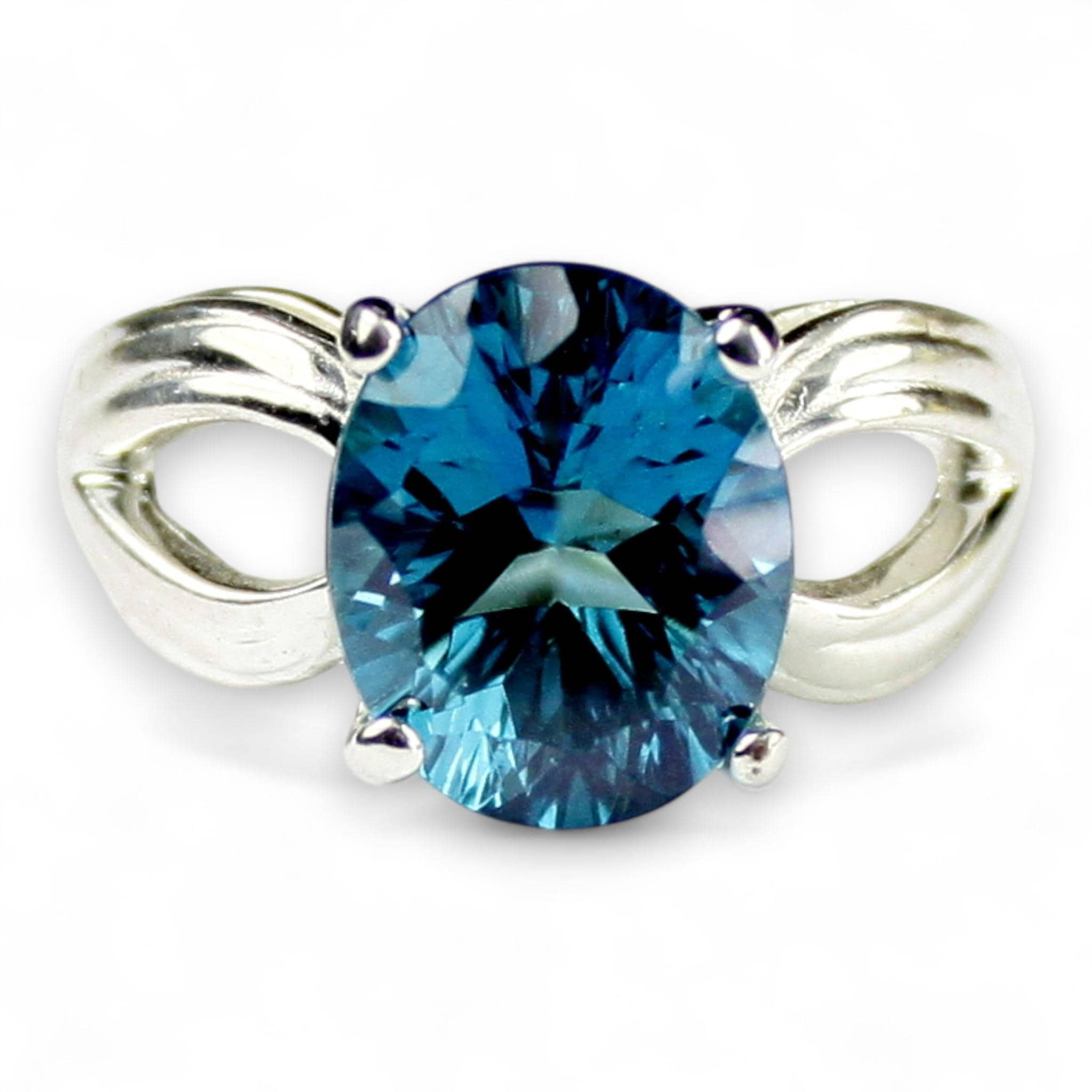 White Star Sapphire, 925 Sterling Silver Ring, SR125