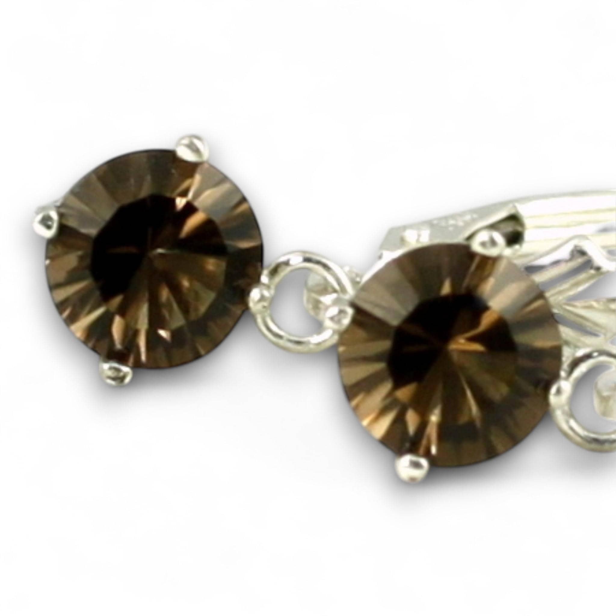 Red/Brown Opal, 925 Sterling Silver Post Earrings, SE002C