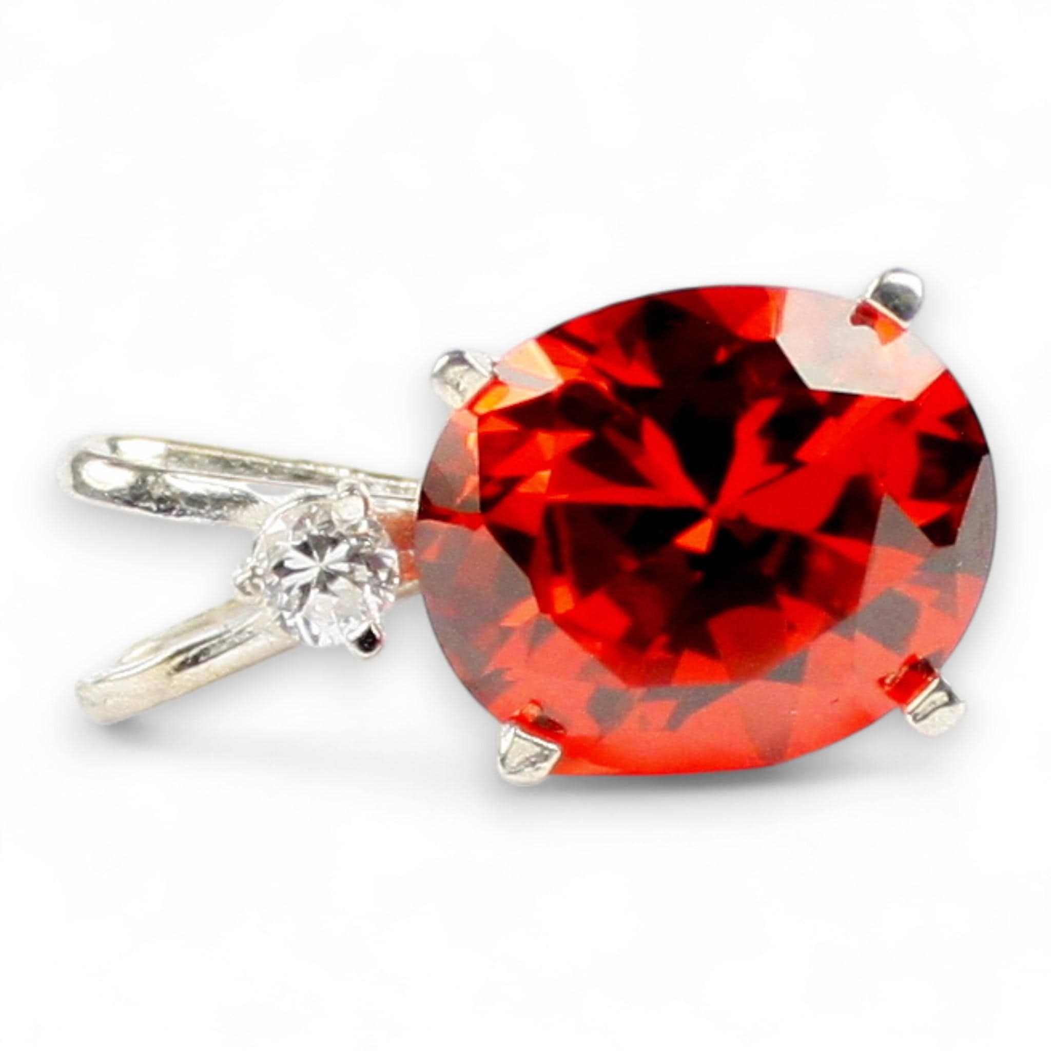 Padparadscha Sapphire, 925 Sterling Silver Pendant, SP022