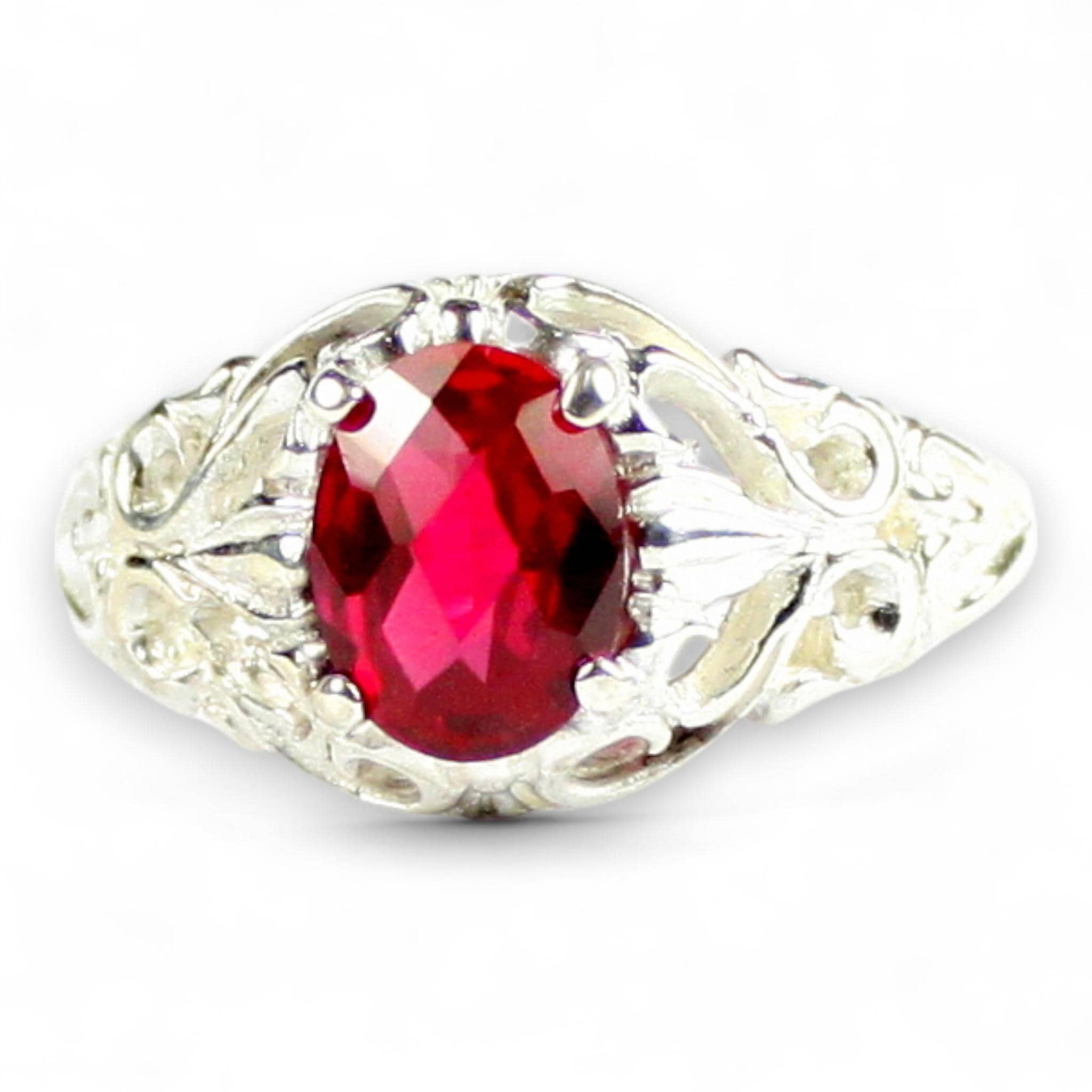 Russian Nanocrystal Emerald, 10KY Gold Ring R005